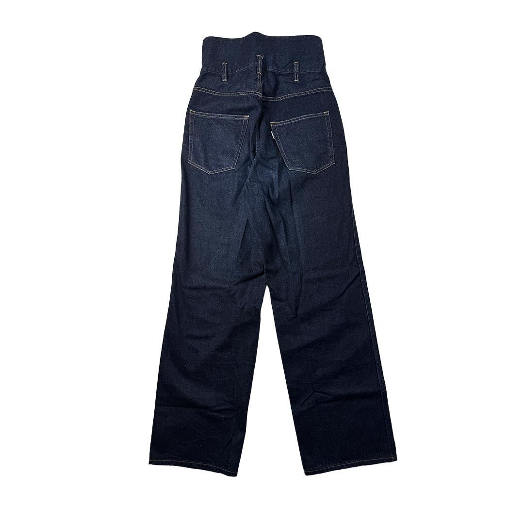 Graphpaper Graphpaper High-Waisted Denim Pants Indigo Blue (S) Size 26" / US 2 / IT 38 - 2 Thumbnail