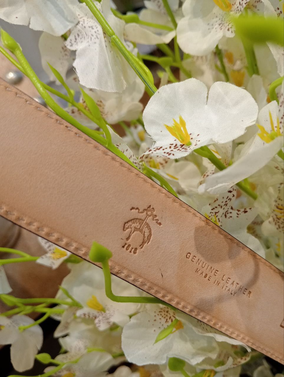 Brooks Brothers BROOKS BROTHERS LEATHER BELT - SOLID BRASS Size ONE SIZE - 5 Thumbnail