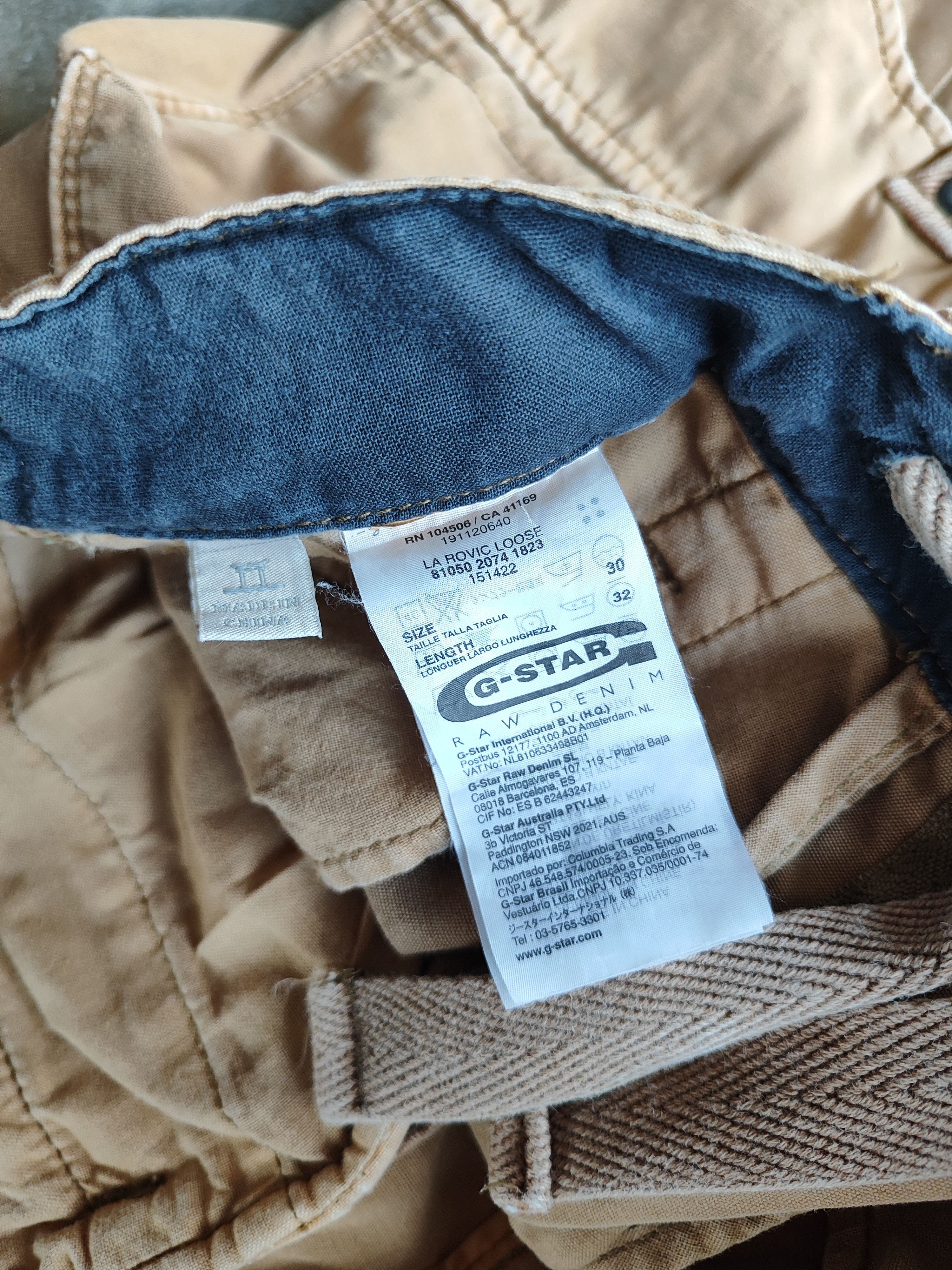 G-Star G-Star Raw Cargo Pants Size US 31 - 5 Thumbnail