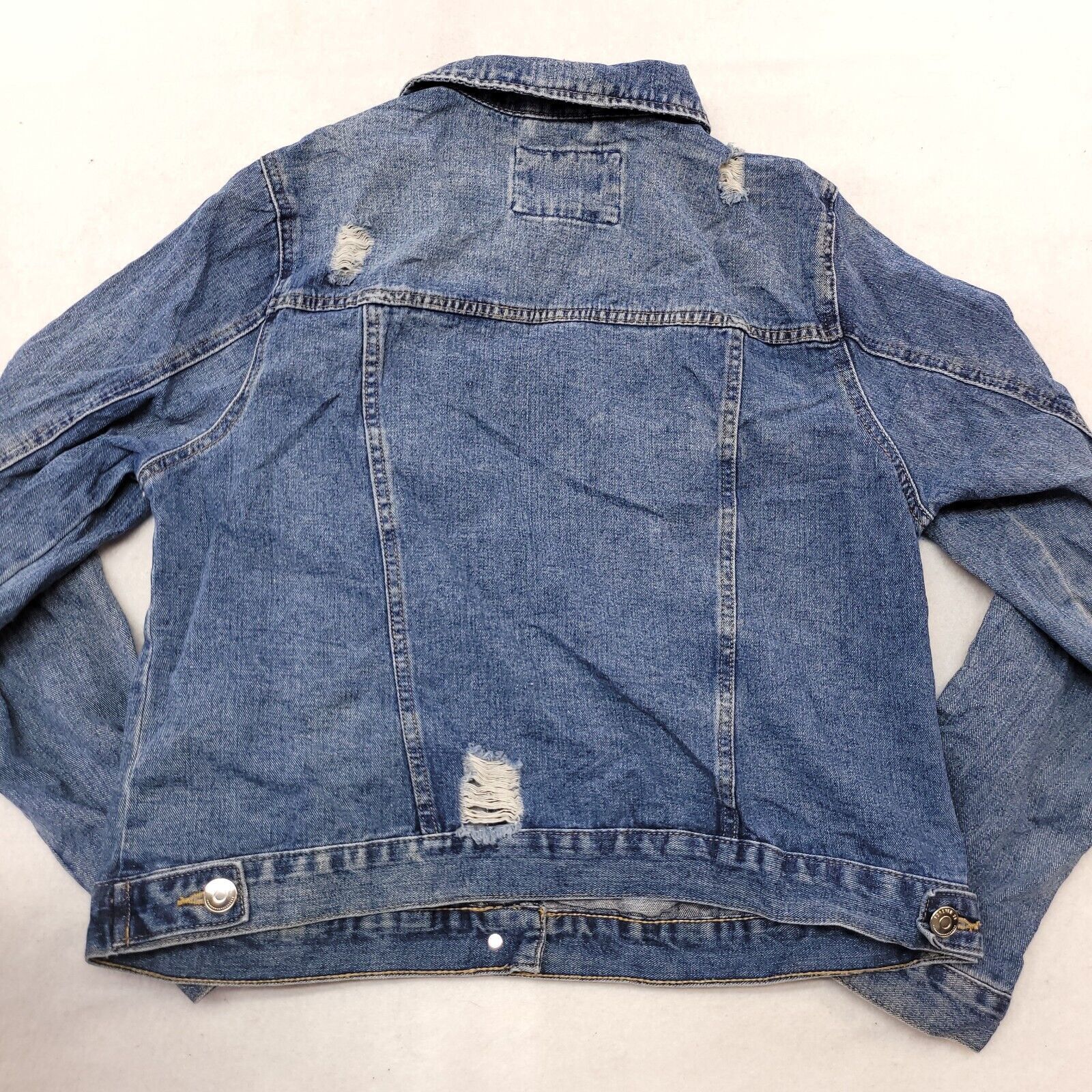 Forever 21 Forever 21 Casual Long Sleeve Jean Jacket Women Size 0X Blue Size XL / US 12-14 / IT 48-50 - 10 Thumbnail