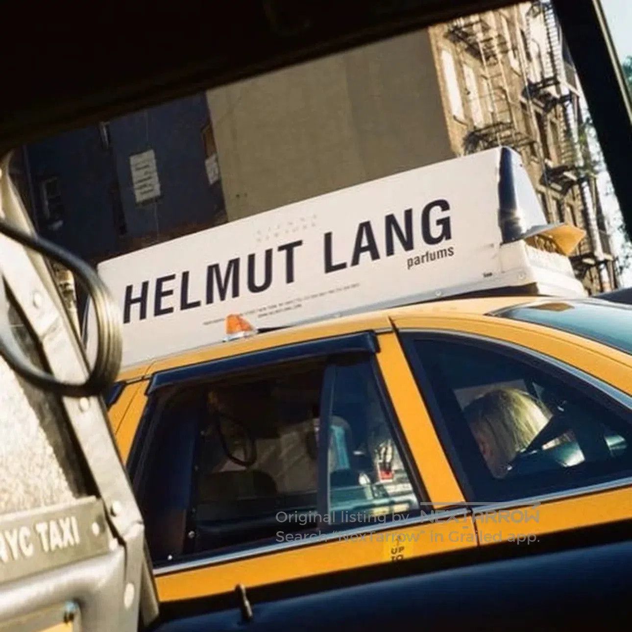Helmut Lang Yellow Logo Shirt.