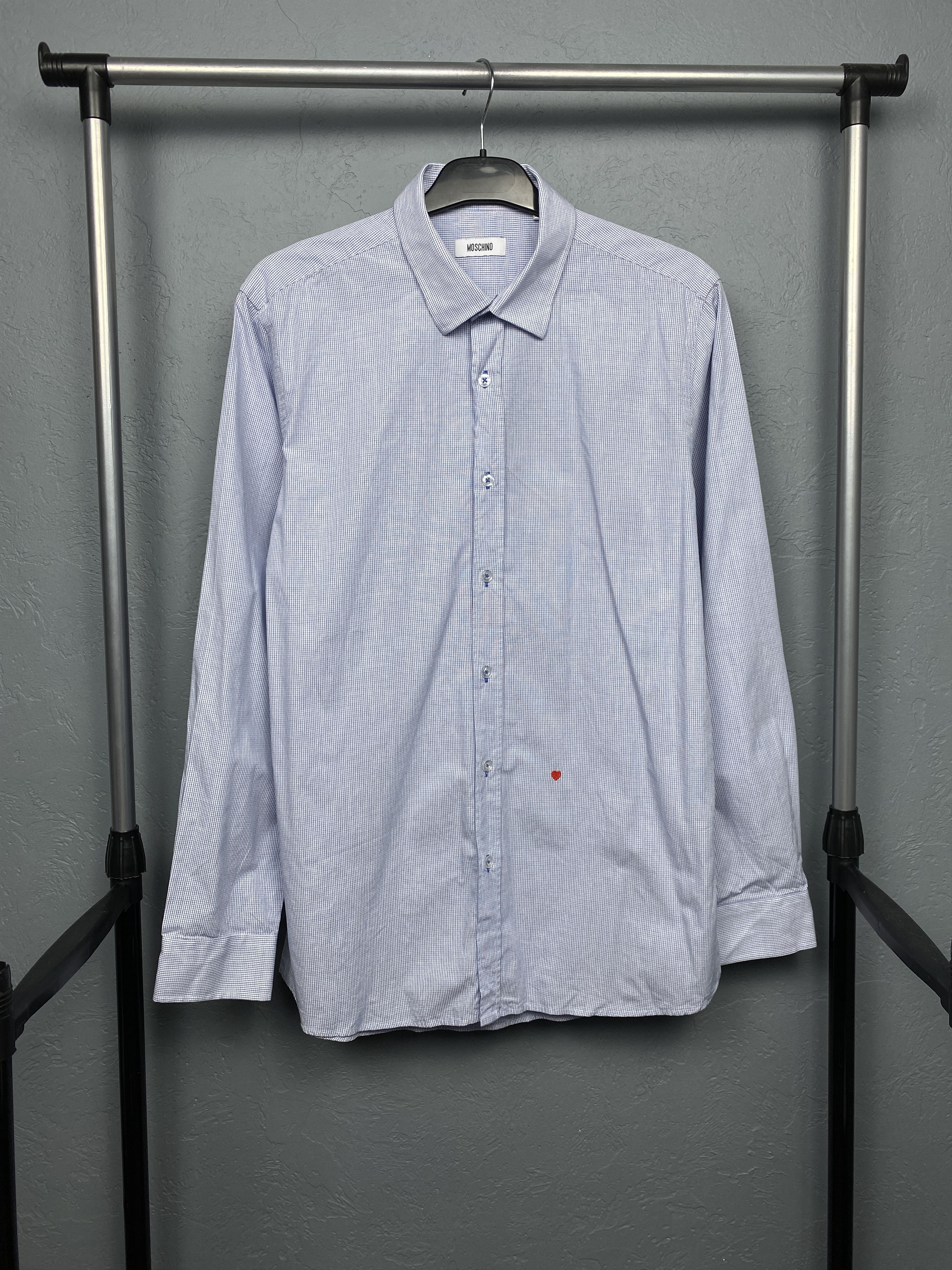 Moschino Moschino Vintage Mens Long Sleeve Shirt Size US M / EU 48-50 / 2 - 1 Thumbnail