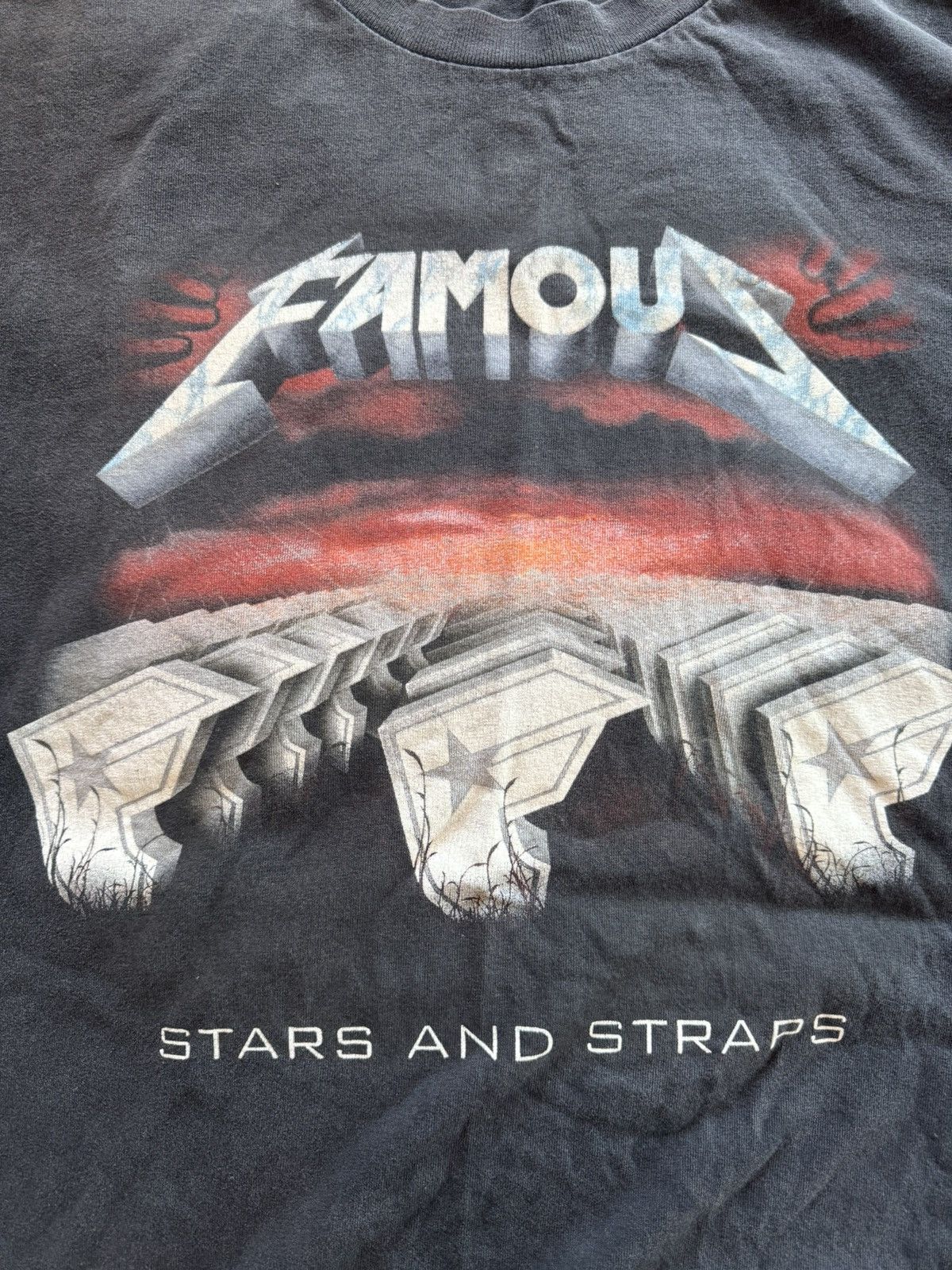 Famous Stars And Straps FAMOUS Stars and Straps Metallica Parody Tee Size US XL / EU 56 / 4 - 3 Thumbnail