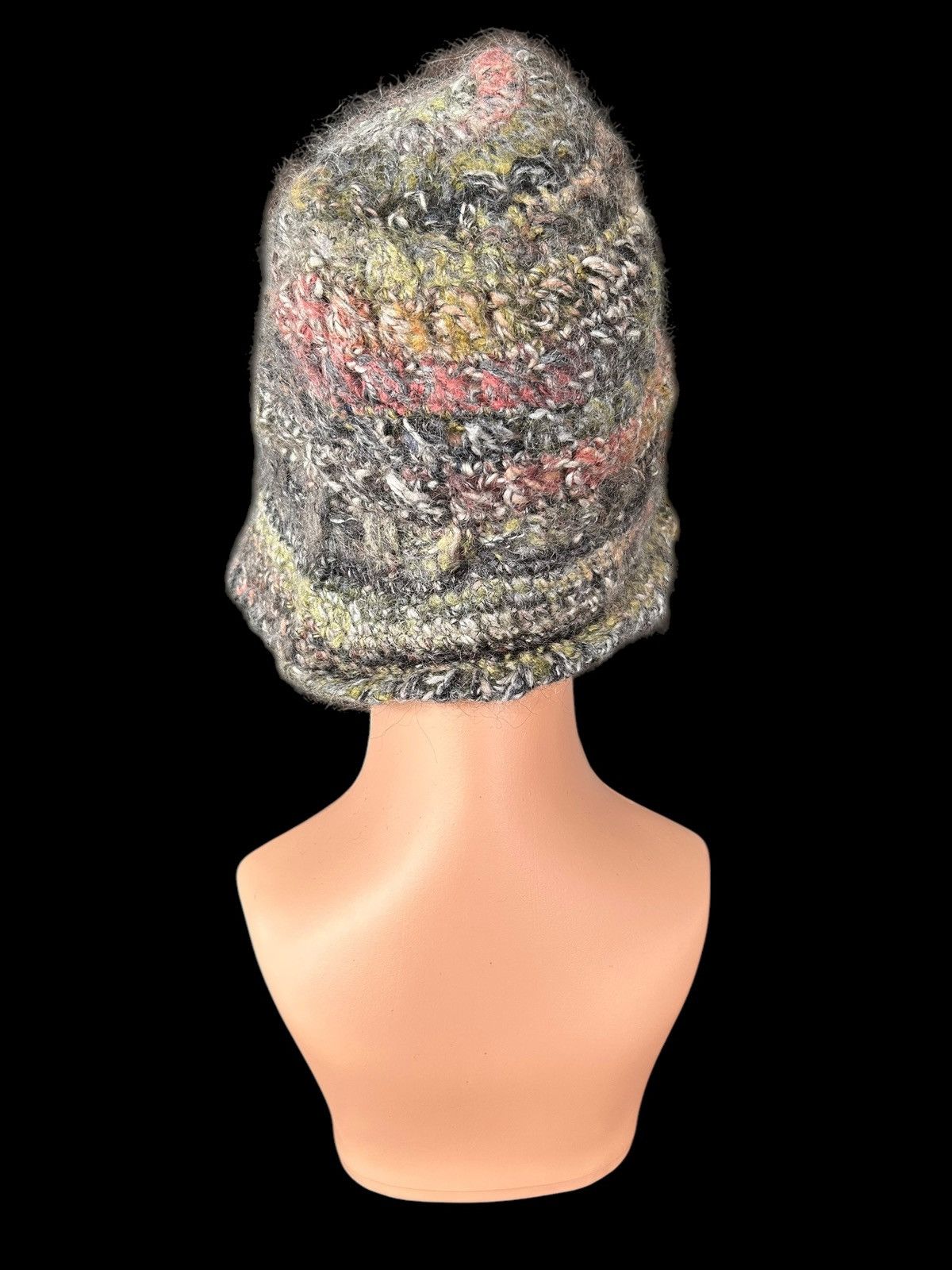 Japanese Brand × Kapital × Vintage Crochet Knitted Handmade Hairy Fur Bucket Hats Size ONE SIZE - 3 Thumbnail