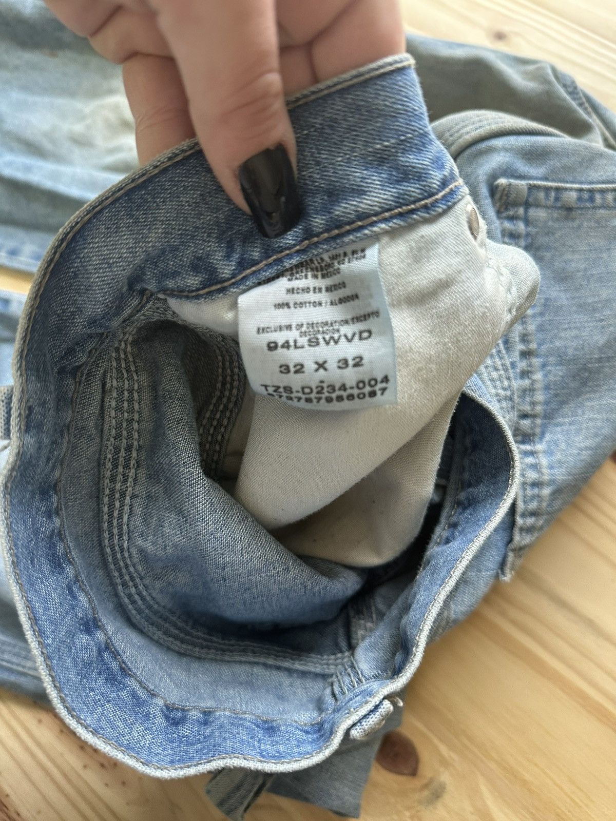 Vintage × Wrangler Thrashed x Vintage Wrangler Carpenter Jeans Size US 32 / EU 48 - 5 Thumbnail