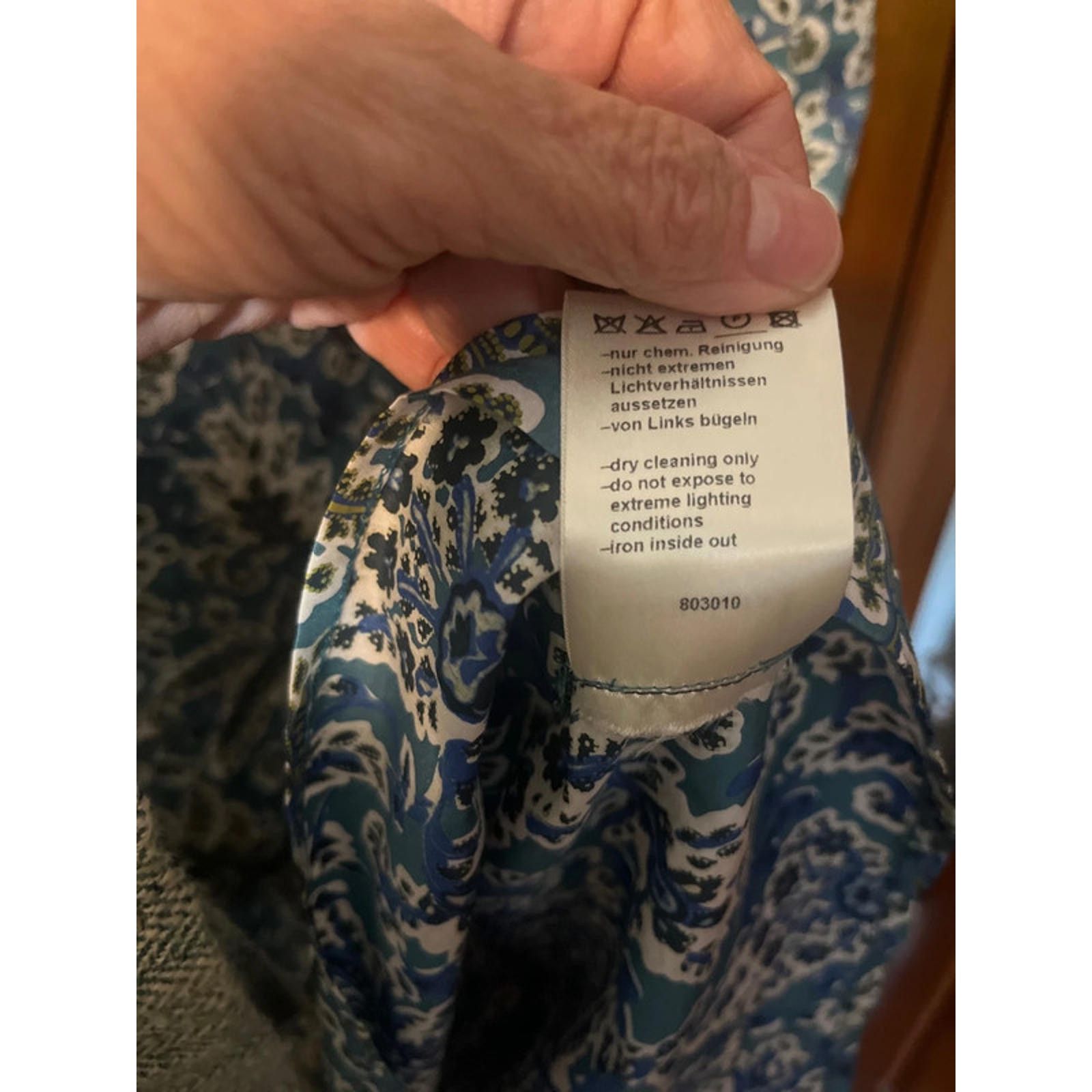 DOROTHEE SCHUMACHER Vtg Schumacher Designer Dress Jacket Green Blue Romania Size XS / US 0-2 / IT 36-38 - 13 Thumbnail