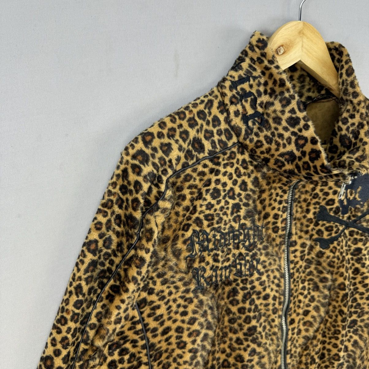 Japanese Brand C.D.S Black Sense Leopard Print Track Jacket Size US M / EU 48-50 / 2 - 2 Thumbnail