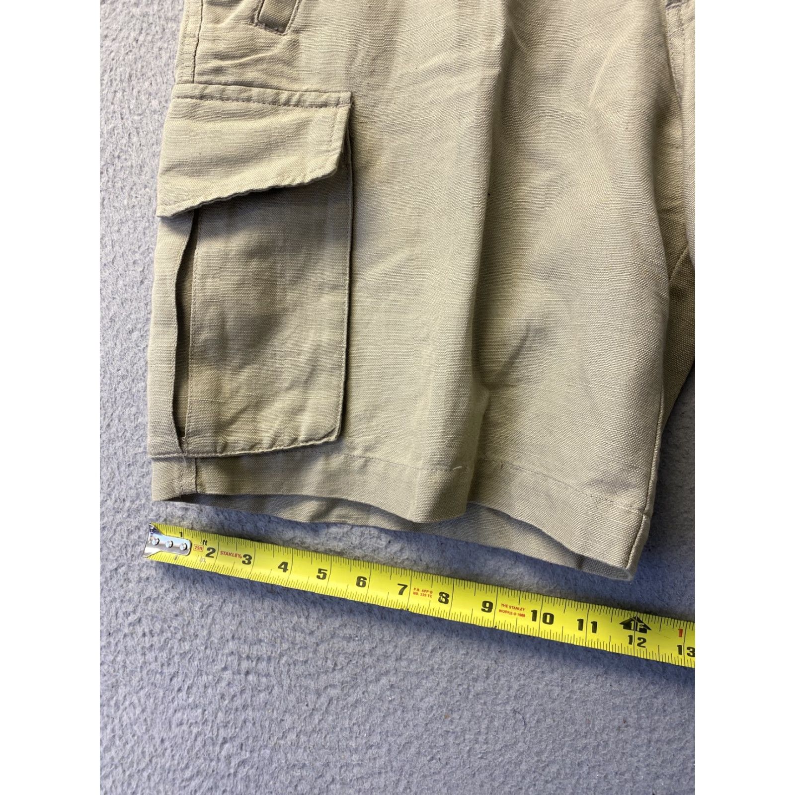 Vintage Breakwater Cargo Shorts Size 36 Beige Men's Casual Beach Wear Size US 36 / EU 52 - 5 Thumbnail