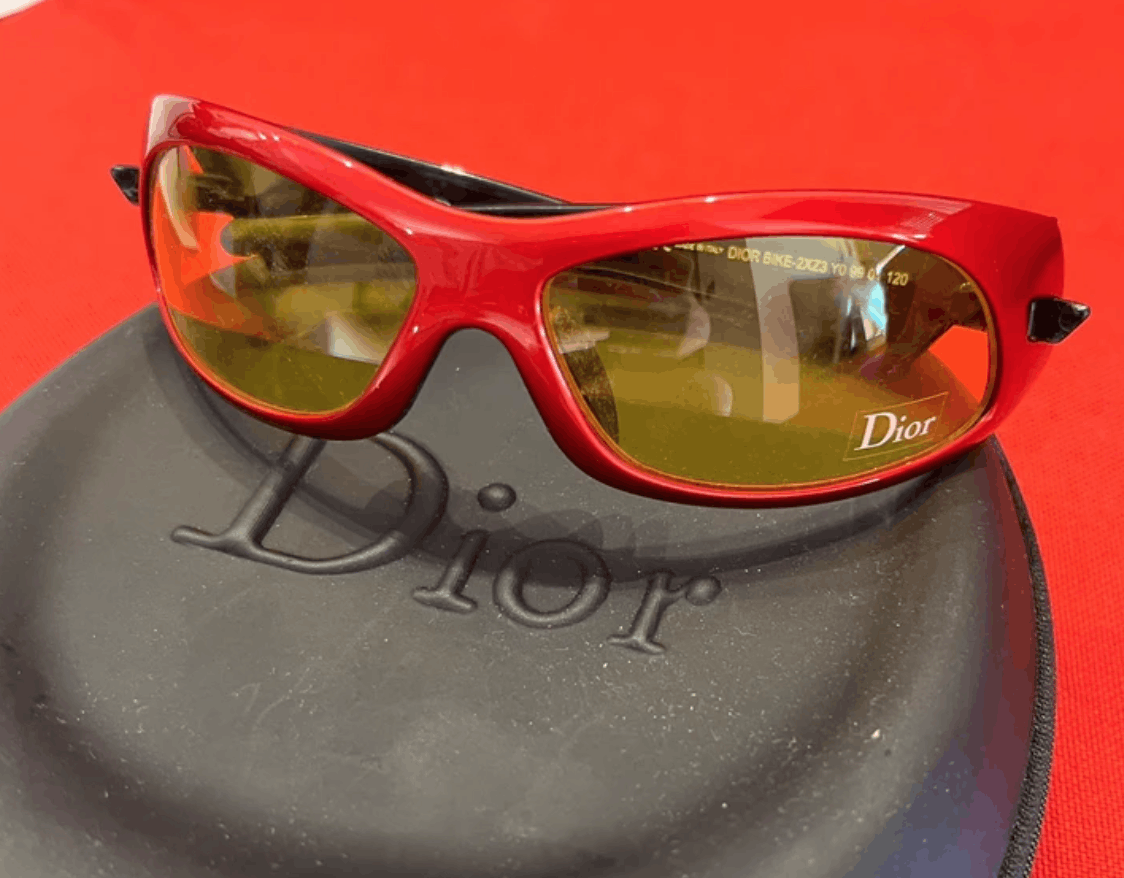 Dior DIOR Sunglasses 🇺🇸 TAX FREE Bike Pop Mask Ski Wrap Shield Size ONE SIZE - 4 Thumbnail