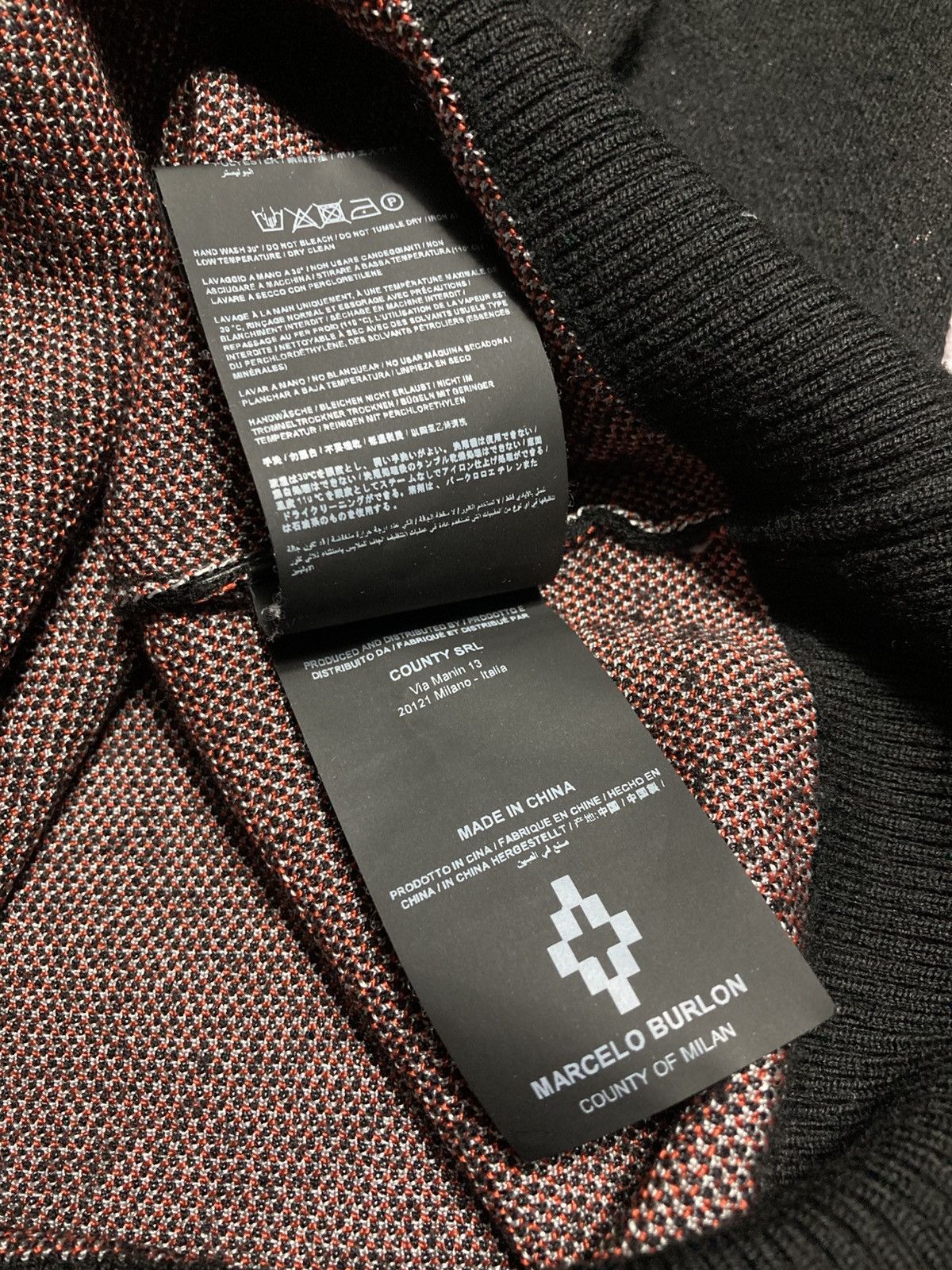 Marcelo Burlon Marcelo Burlon County of Milan Wings Wool Blend Sweater Size US M / EU 48-50 / 2 - 9 Thumbnail
