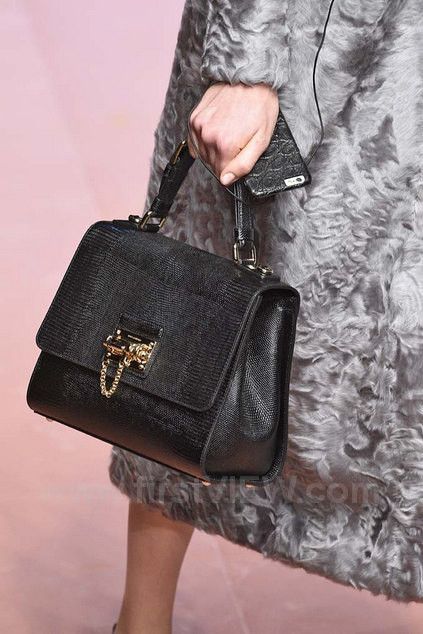 Dolce & Gabbana DG FW15 Lizard Skin Handbag Size ONE SIZE - 12 Thumbnail