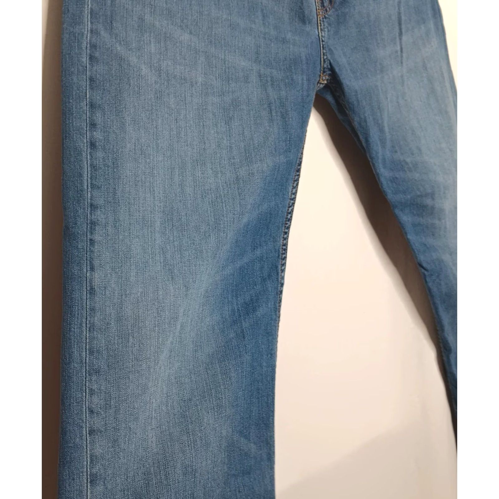 Levi's Levi's 505 Jeans Men 42x29 Light Wash Denim Regular 5-Pocket Straight Leg Work Pants Mens Size US 42 / EU 58 - 4 Thumbnail