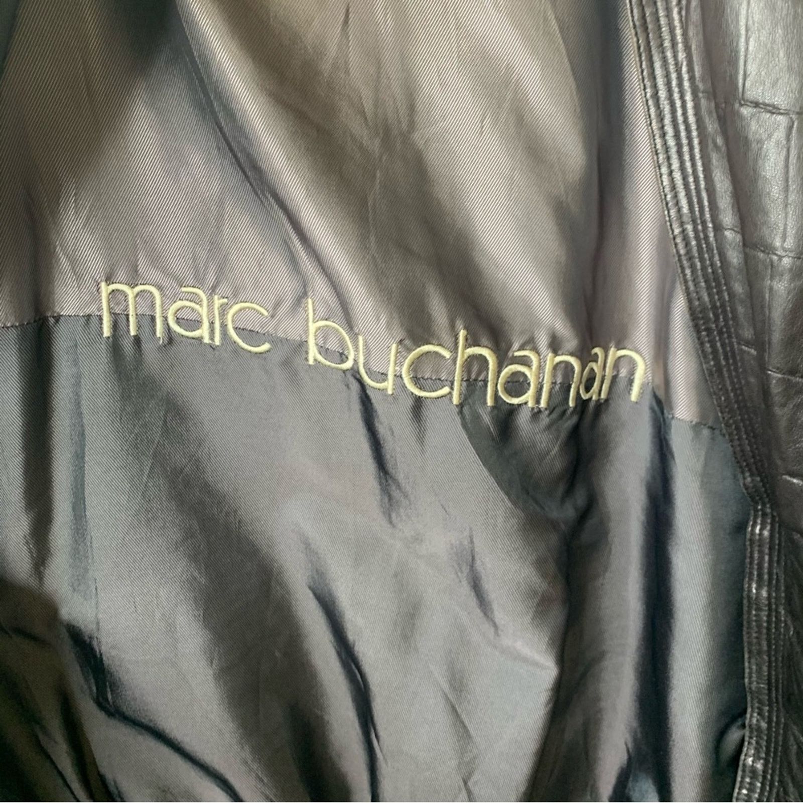 Marc Buchanan Marc buchanan Pelle Pelle brown leather bomber jacket 48 Size US XXL / EU 58 / 5 - 8 Thumbnail