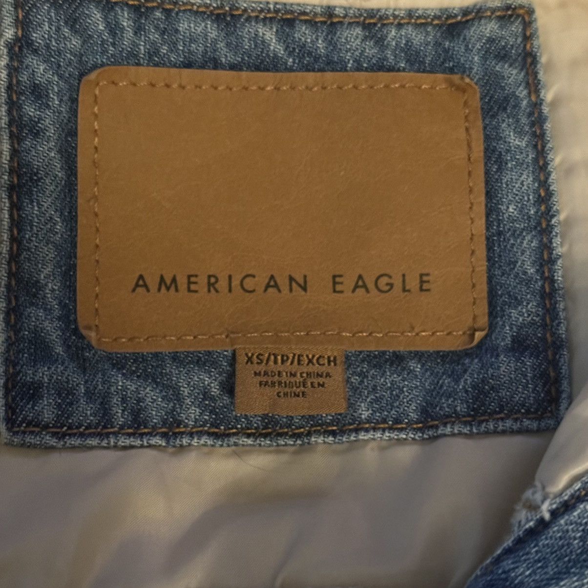 American Eagle Outfitters American Eagle Sherpa fleece denim jacket Size XS / US 0-2 / IT 36-38 - 7 Thumbnail