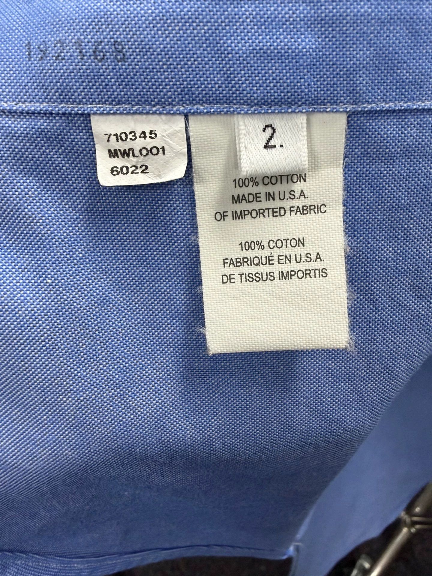 Thom Browne Thom Browne 4-Bar Oxford Shirt Light Blue Size 2 Size US M / EU 48-50 / 2 - 5 Thumbnail