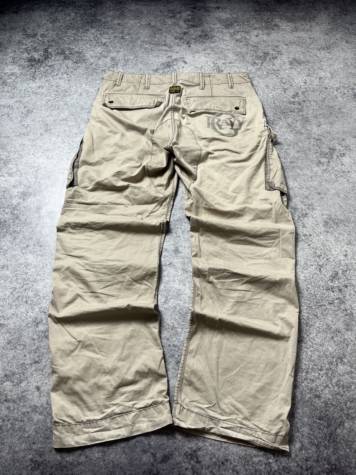 G-Star 🔥90'S G STAR RAW MULTIPOCKET MILITARY CARGO PANTS Size US 34 / EU 50 - 5 Thumbnail