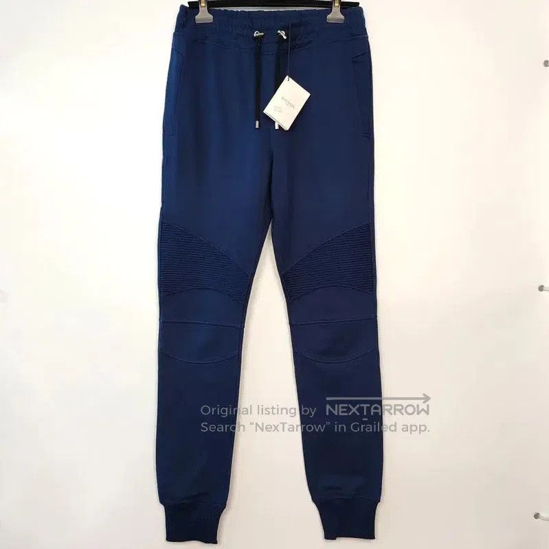 Balmain Balmain Men's Blue Cotton Casual Pants . Size US 30 / EU 46 - 1 Thumbnail