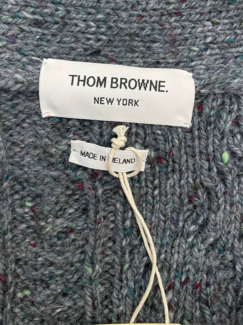 Thom Browne Thom browne Blue-green four-striped wool horsehair blended Size US M / EU 48-50 / 2 - 5 Thumbnail