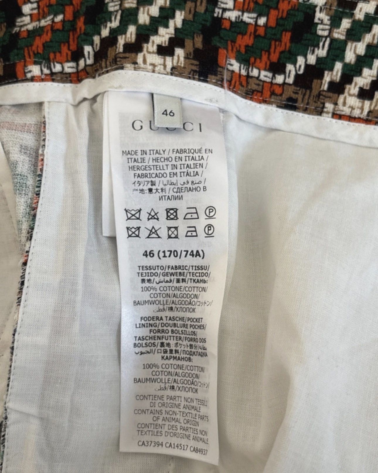 Gucci Gucci Multicolour Flared Trousers Size 32" / US 10 / IT 46 - 3 Thumbnail