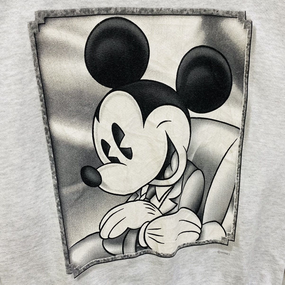 Mickey Mouse Vintage 90s Velva Sheen Mickey Mouse Sweatshirt Grey Adult M Size M / US 6-8 / IT 42-44 - 6 Thumbnail