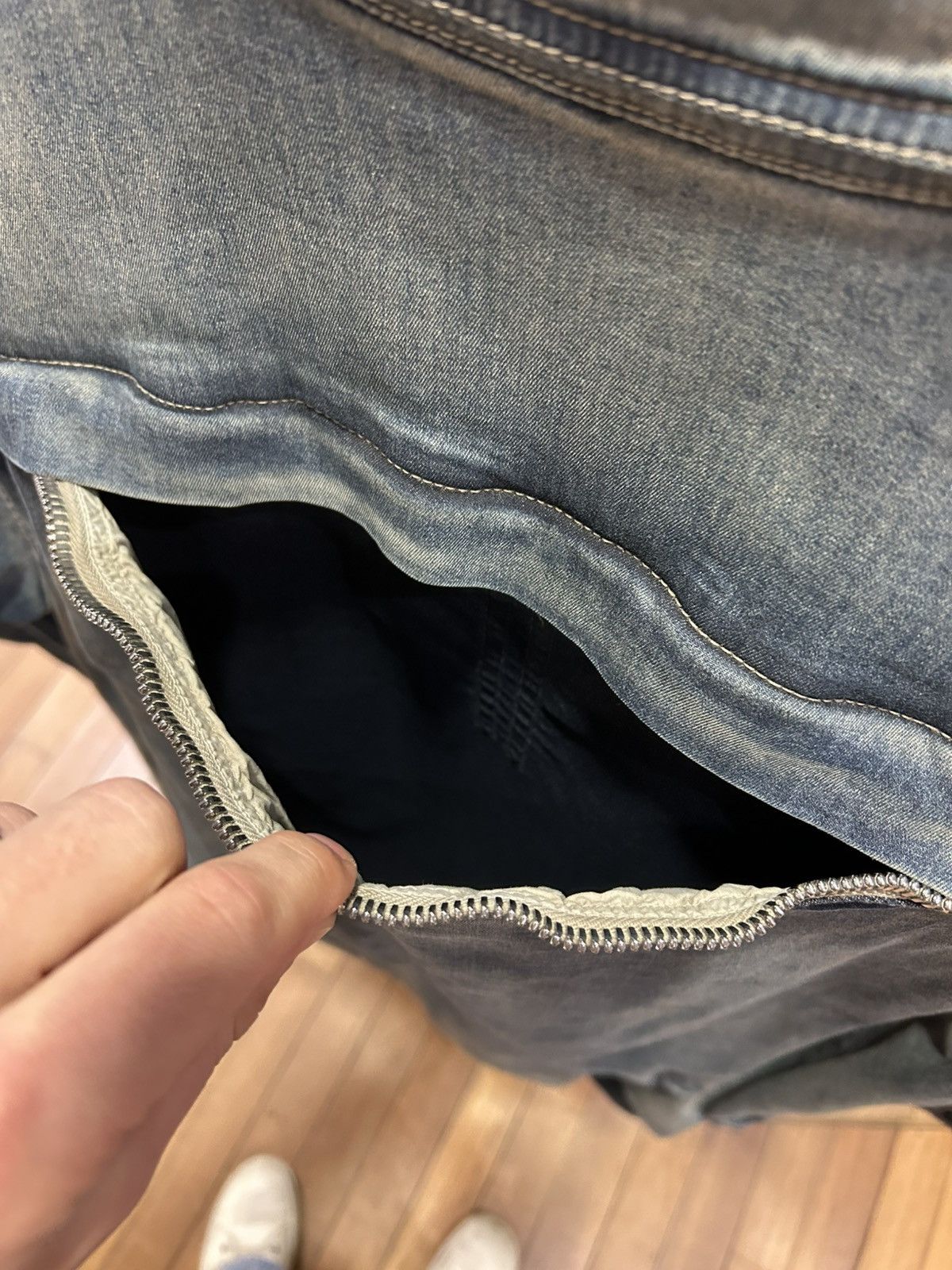 Rick Owens Drkshdw Rick Owens Hustler Denim Overshirt Size US M / EU 48-50 / 2 - 4 Thumbnail