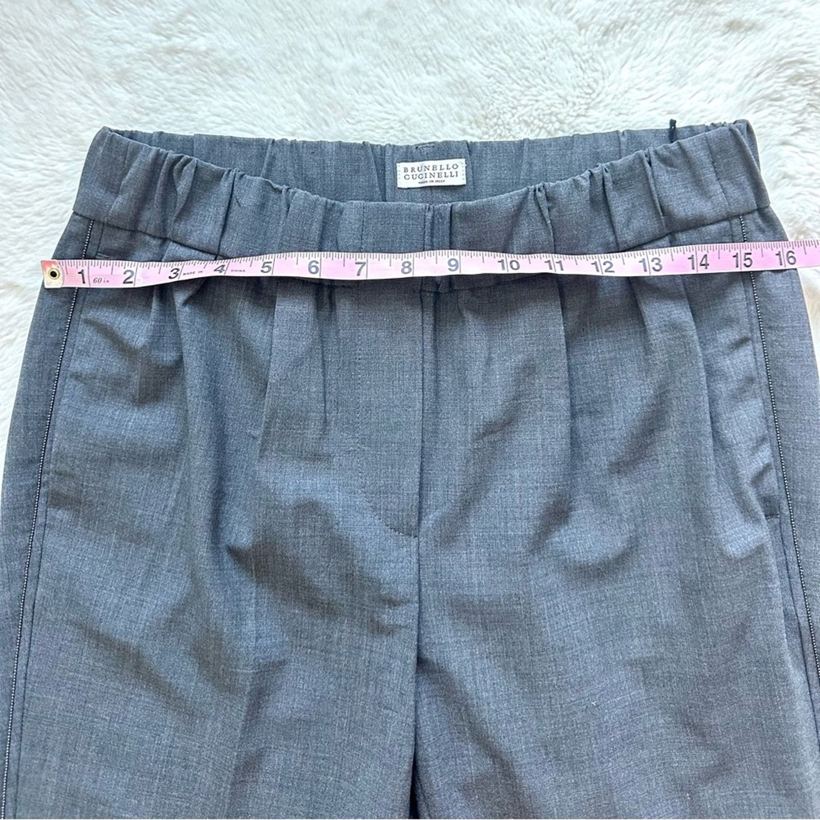 Brunello Cucinelli Brunello Cucinelli women wool pants size 6 US Retail 2250$ Size 28" / US 6 / IT 42 - 10 Thumbnail