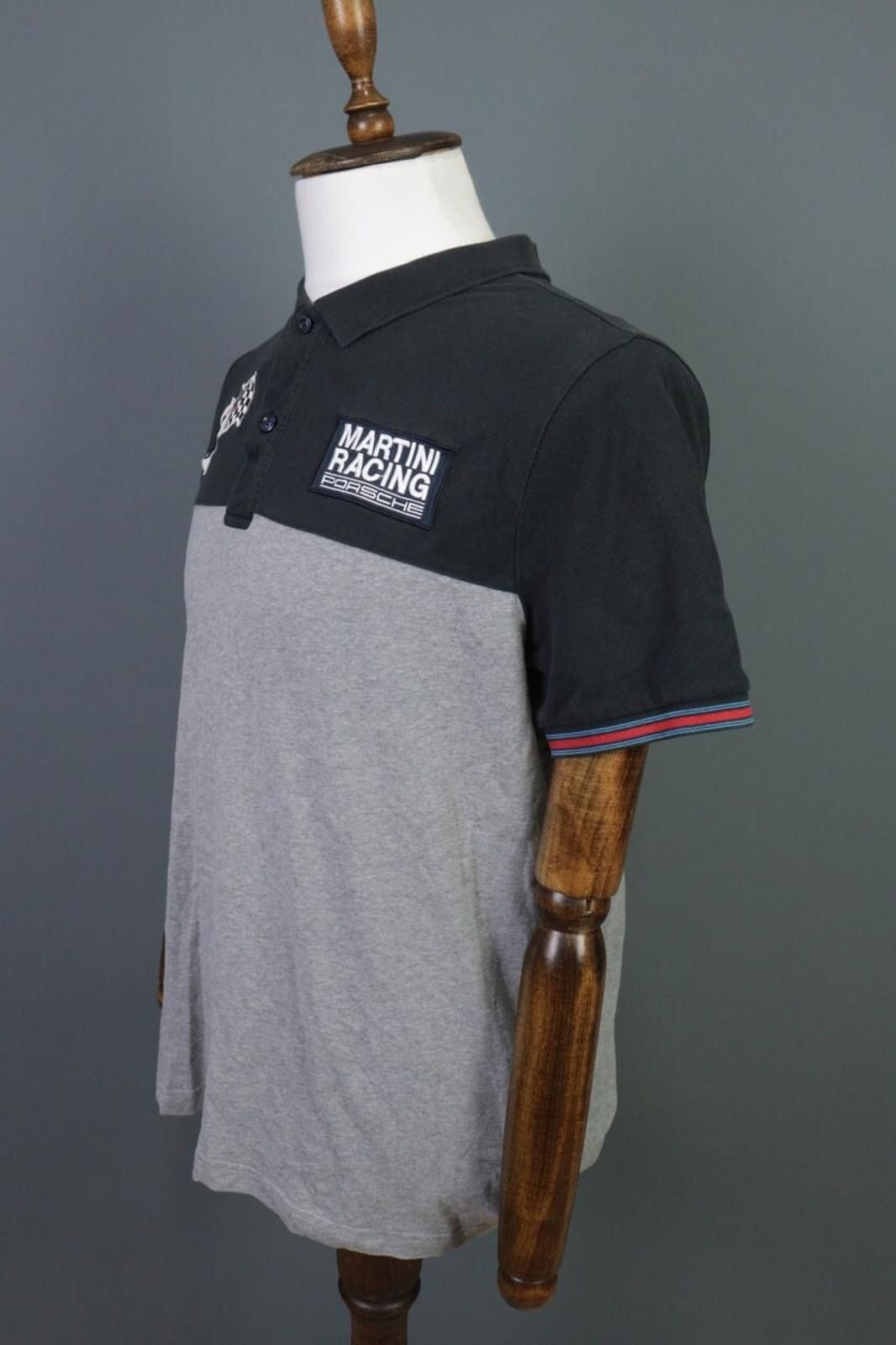 Porsche Design Porsche Gray Marini Racing #21 Polo Shirt Size M Size US M / EU 48-50 / 2 - 6 Thumbnail