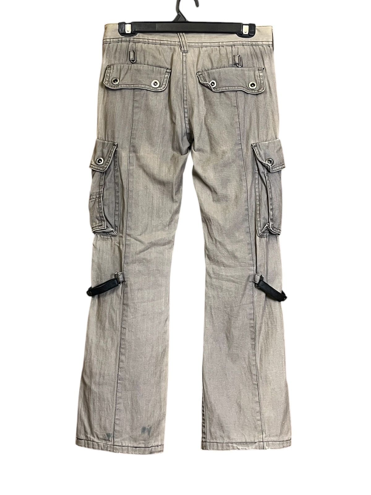 Tornado Mart SICK🔥VINTAGE TORNADO MART JAPAN BONDAGE STRAP FLARE PANT Size US 30 / EU 46 - 2 Thumbnail