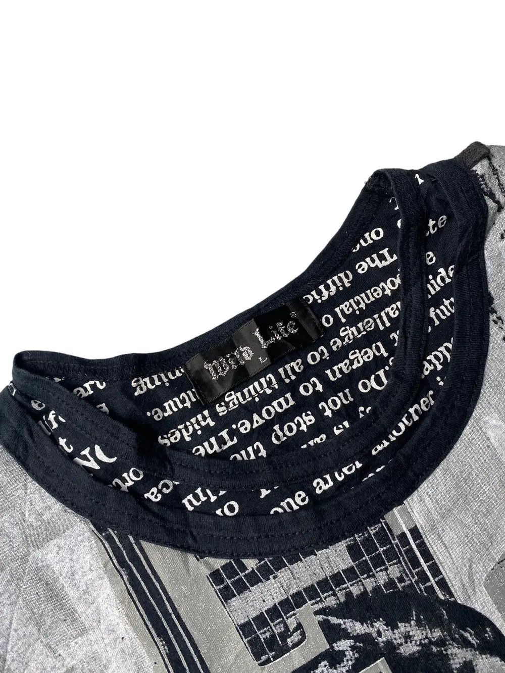 If Six Was Nine 2000's Wildlife Punk Girl Double Layer Tribal Shirt Size US M / EU 48-50 / 2 - 3 Thumbnail