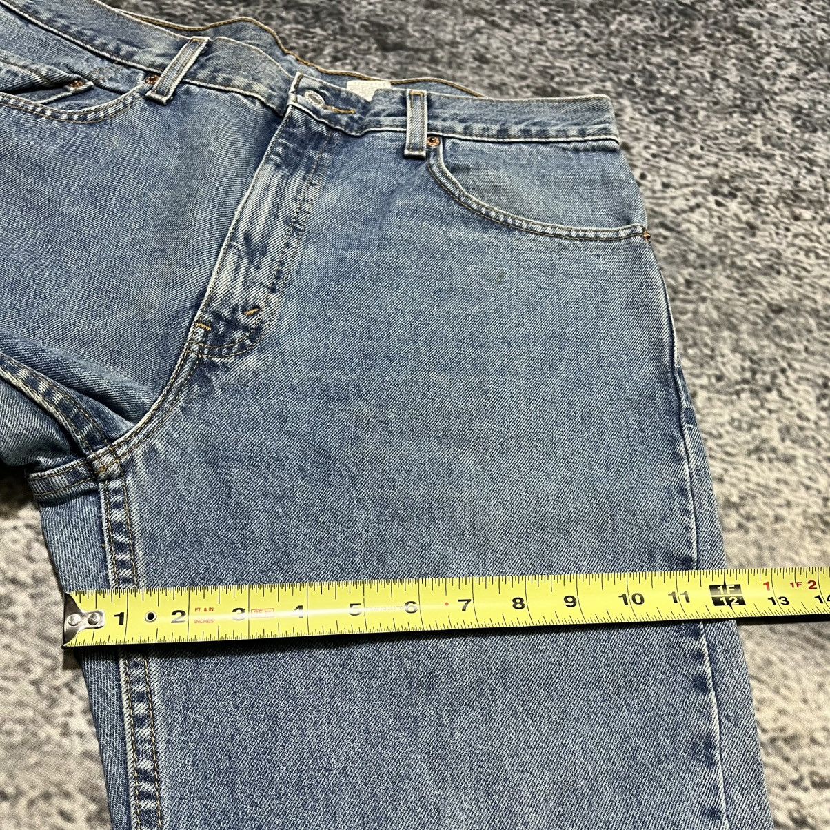 Levi's VINTAGE 90s LEVI'S 505 REGULAR FIT STRAIGHT LEG BLUE JEANS Size US 34 / EU 50 - 15 Thumbnail