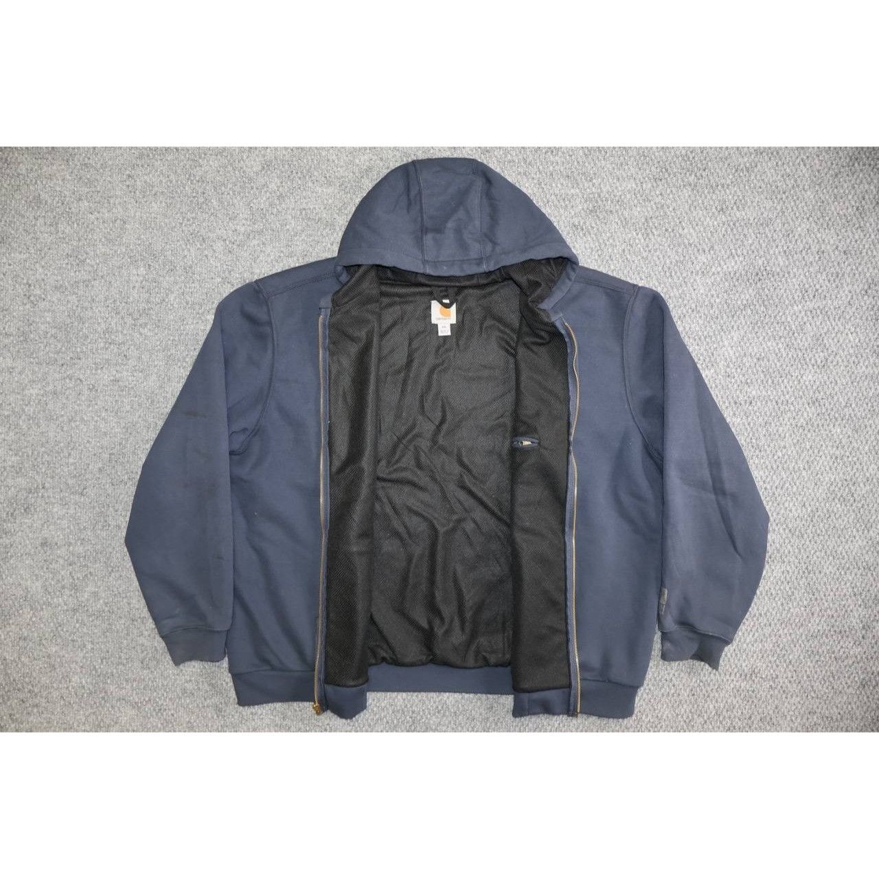 Carhartt Carhartt Rain Defender Thermal Lined Hoodie Mens 2XL Navy Size US XXL / EU 58 / 5 - 5 Thumbnail