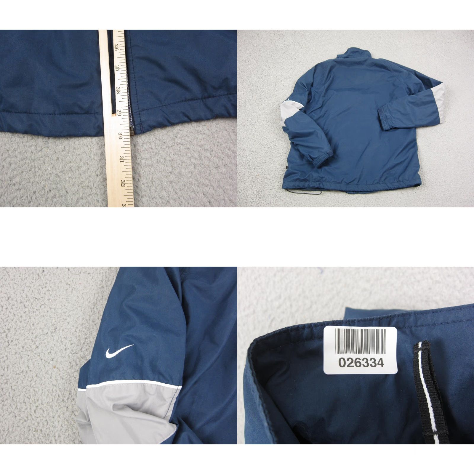Nike Nike Jacket Mens M Blue Windbreaker Full Zip Athletic 90s Vintage Style Windbreaker JS SKU Size US M / EU 48-50 / 2 - 9 Thumbnail