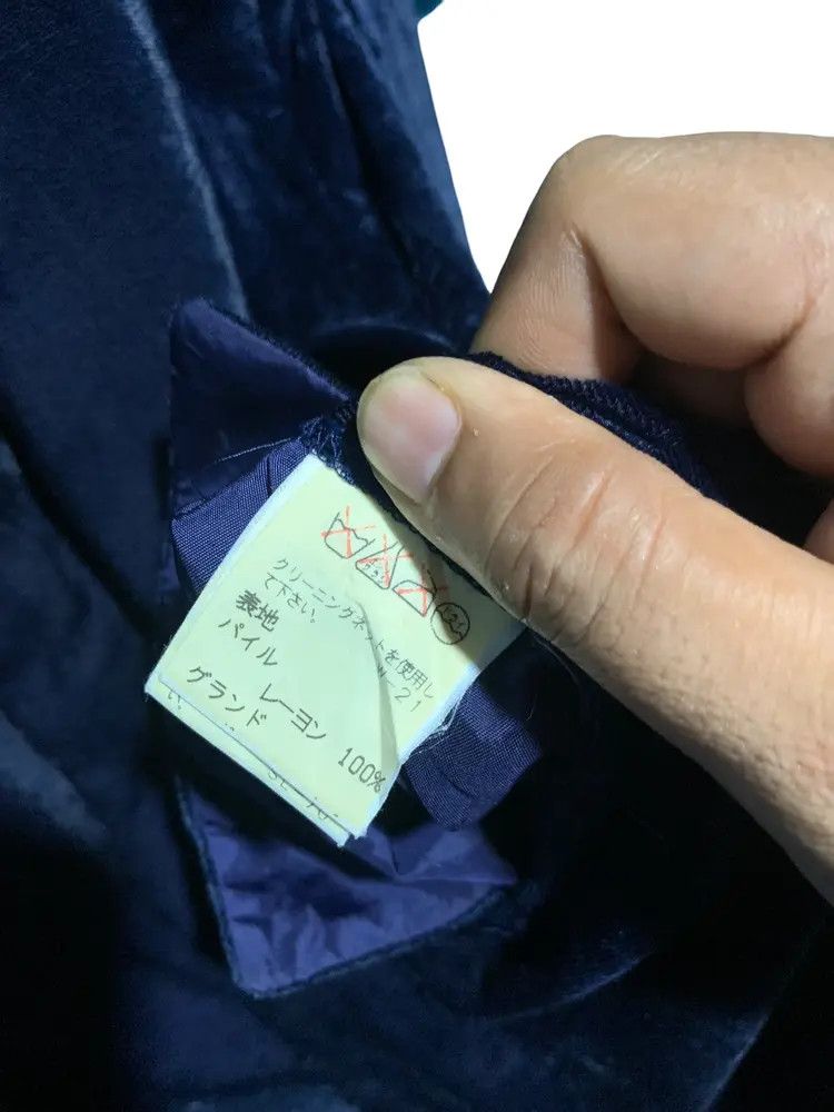 Issey Miyake Vintage issey miyake Zucca velvet hidden button blazer coat Size 40S - 12 Thumbnail