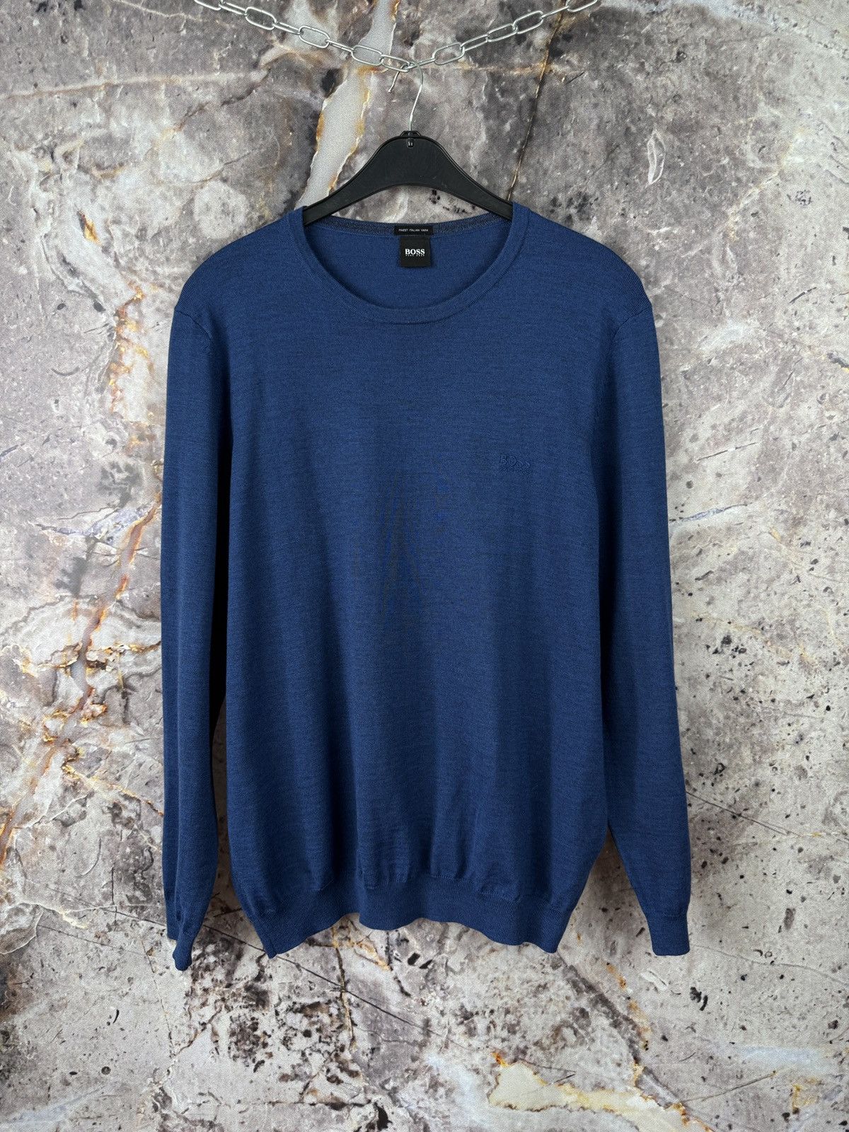 Hugo Boss Men’s Hugo Boss Pullover Vingin Wool Size XXL Size US XXL / EU 58 / 5 - 1 Thumbnail