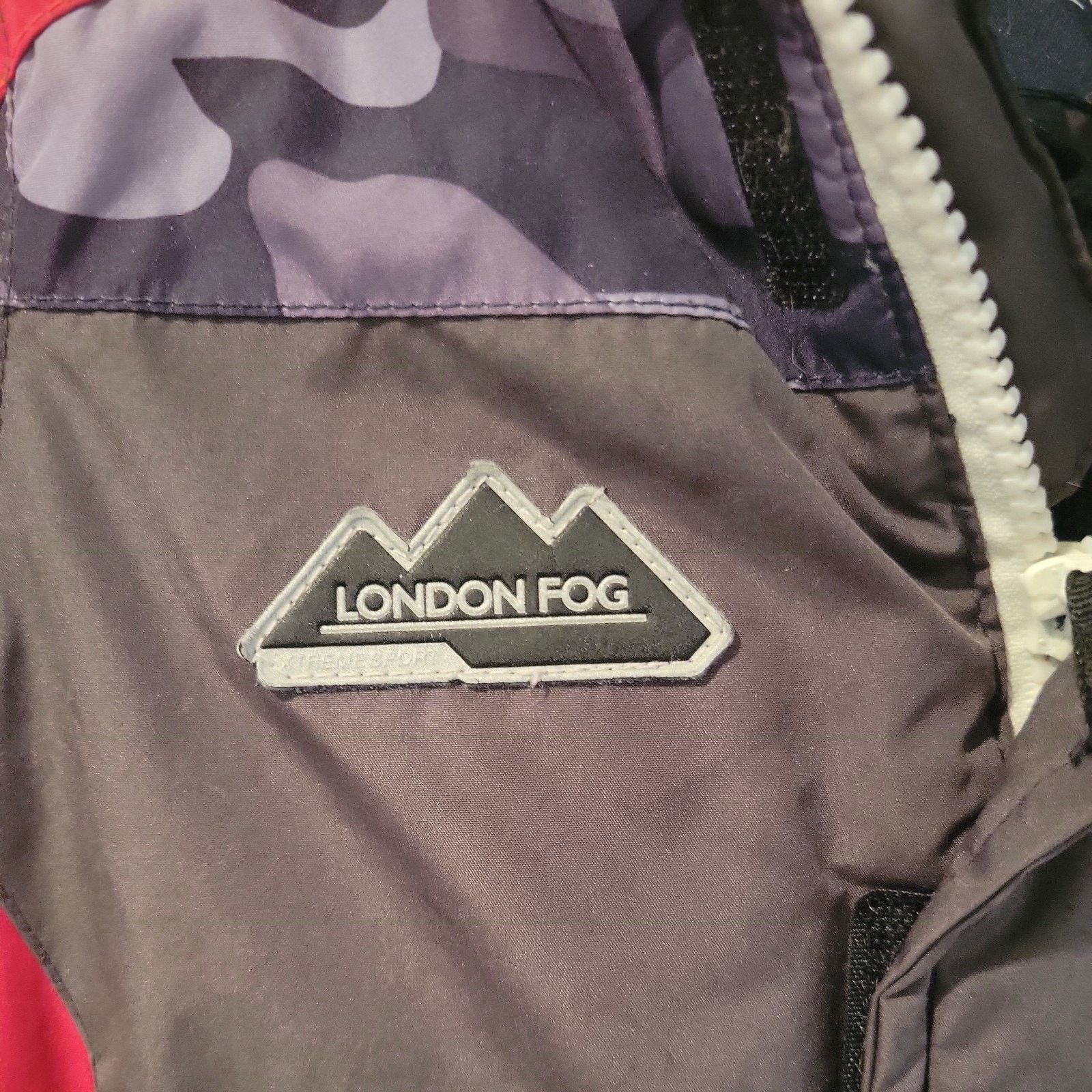 London Fog London Fog Perfect Fleece Lined Zipper Jacket 2T Grey Camo Size XXS / US 00 / IT 34 - 4 Thumbnail