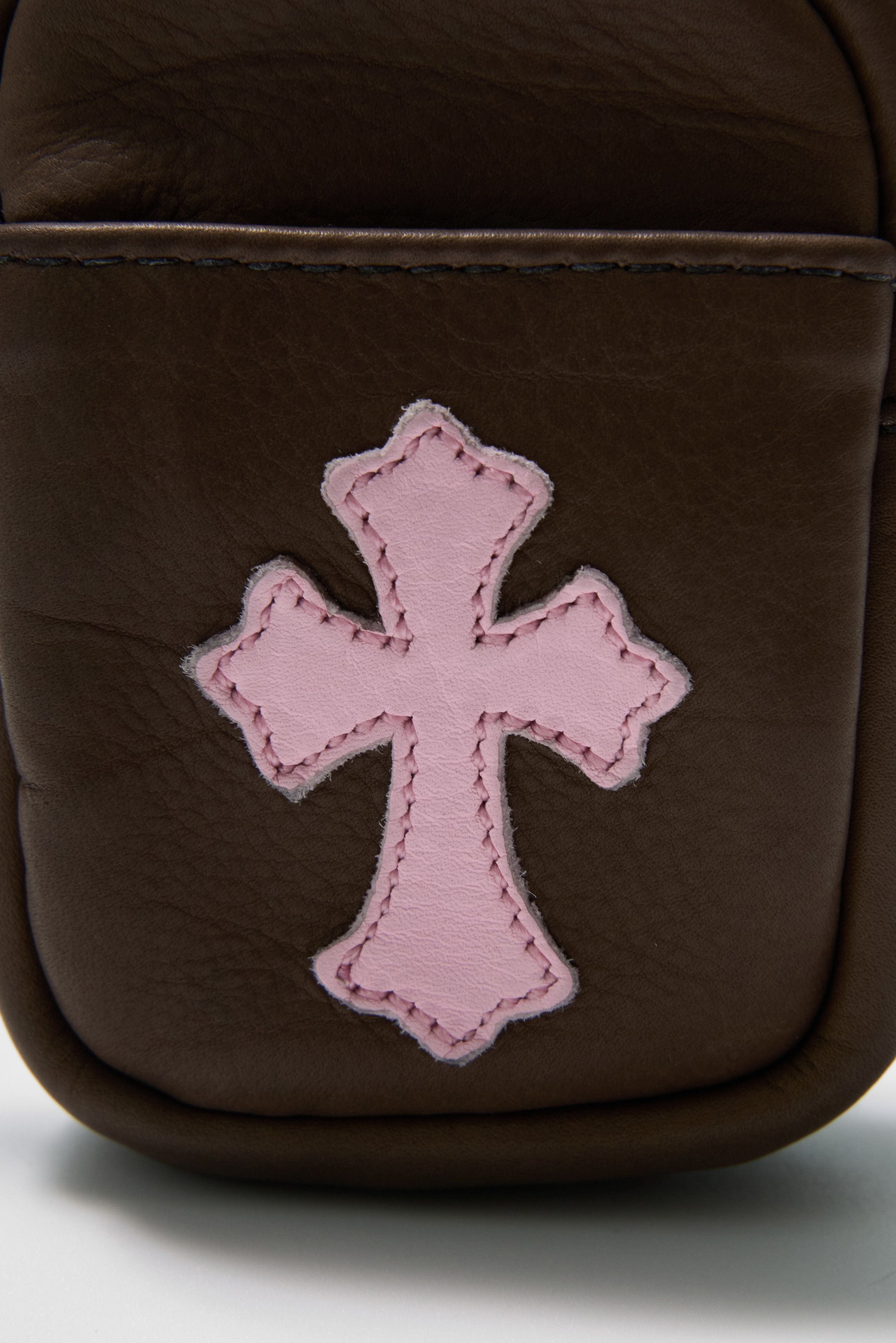 Chrome Hearts Chrome Hearts Leather cross patch AirPod case bag Size ONE SIZE - 2 Thumbnail