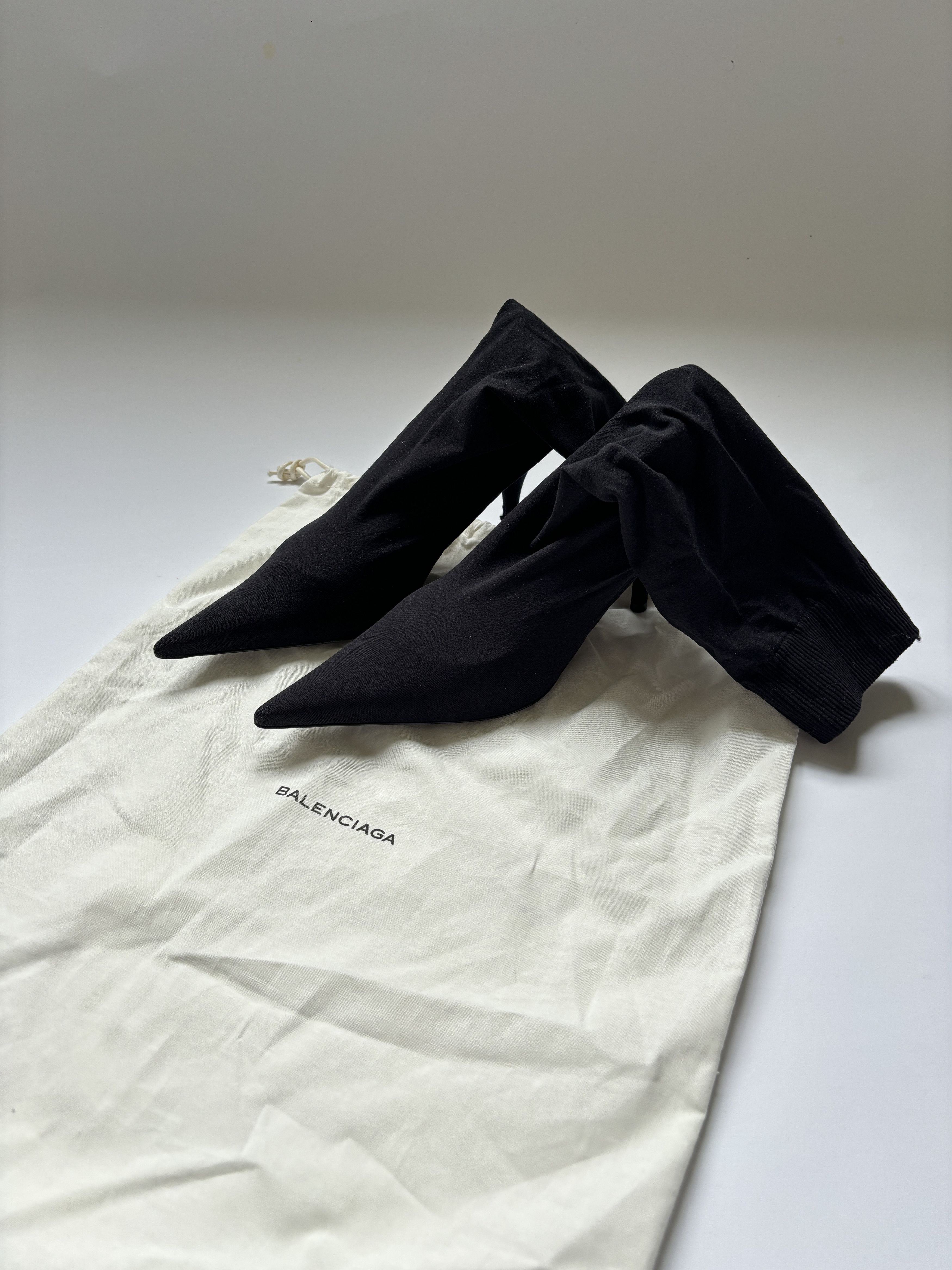 Balenciaga ⚡️QUICK SALE⚡️Balenciaga by Demna Black Knife Sock Boots Size US 6 / IT 36 - 8 Thumbnail