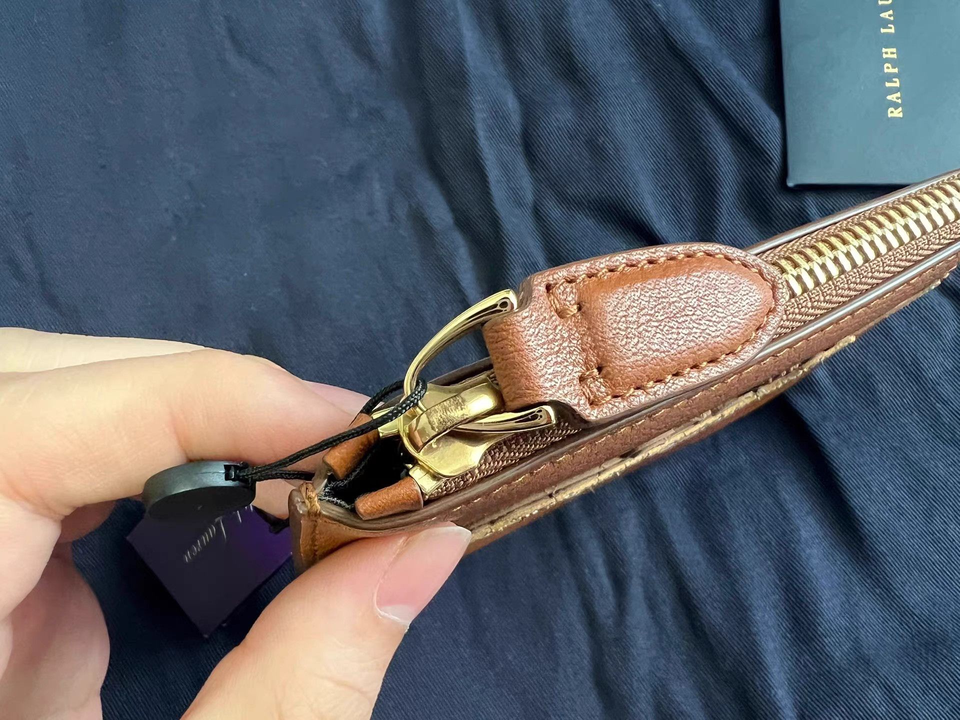 Ralph Lauren Ralph Lauren Purple Label Card Case with Coin Pocket K9 Size ONE SIZE - 6 Thumbnail