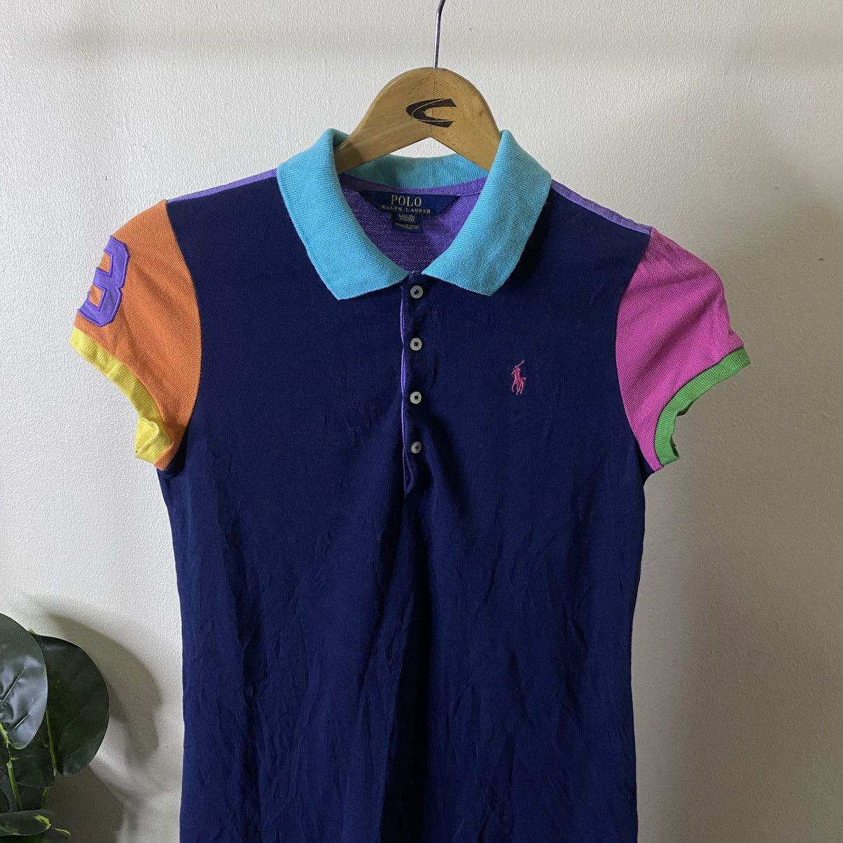 Polo Ralph Lauren Polo Ralph Lauren #3 Multicolor Women Polo T Shirt Size XS / US 0-2 / IT 36-38 - 2 Thumbnail