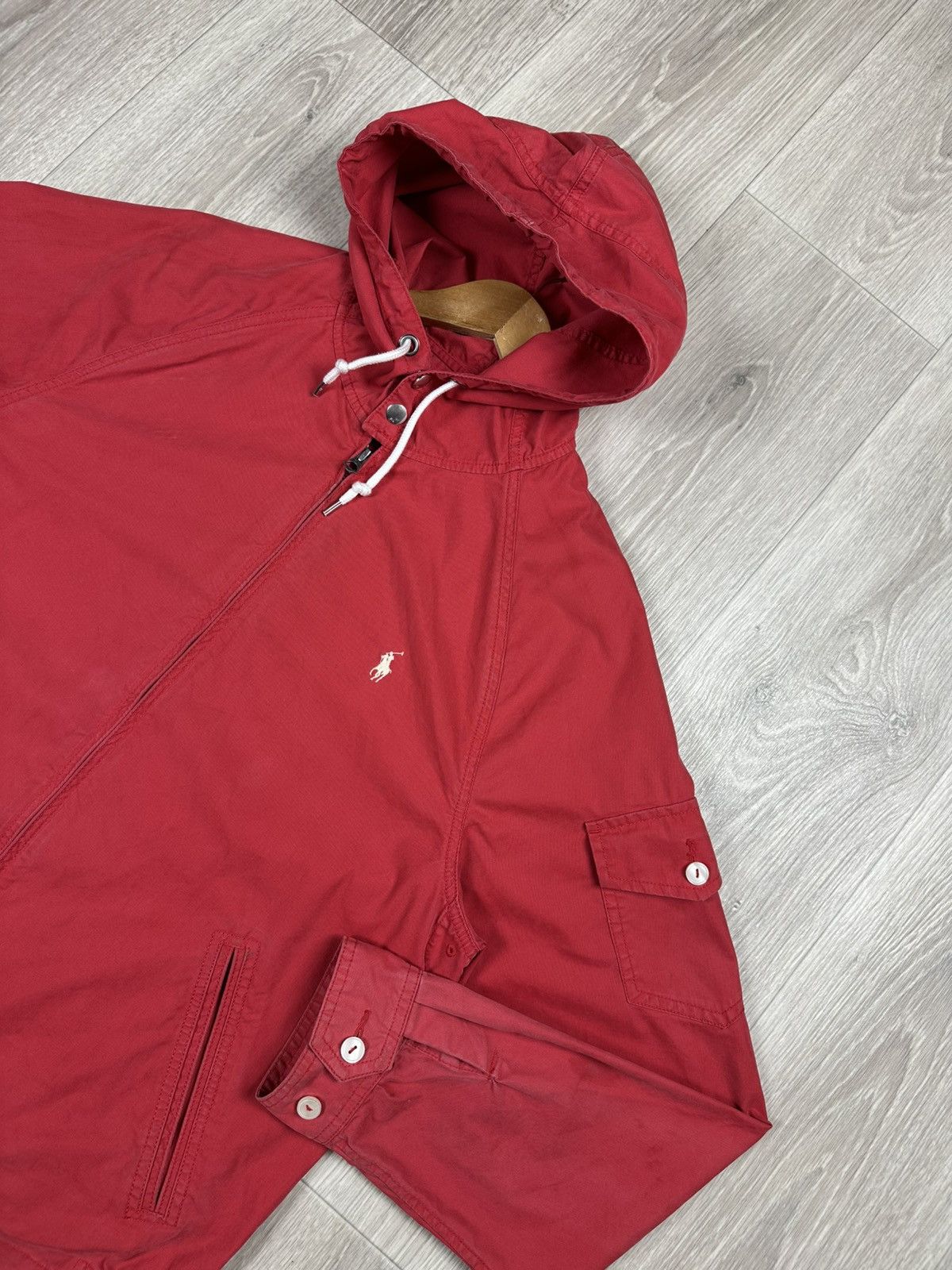 Polo Ralph Lauren Vintage 90s Polo Ralph Lauren Light Hooded Zip Jacket Y2K Size US L / EU 52-54 / 3 - 2 Thumbnail