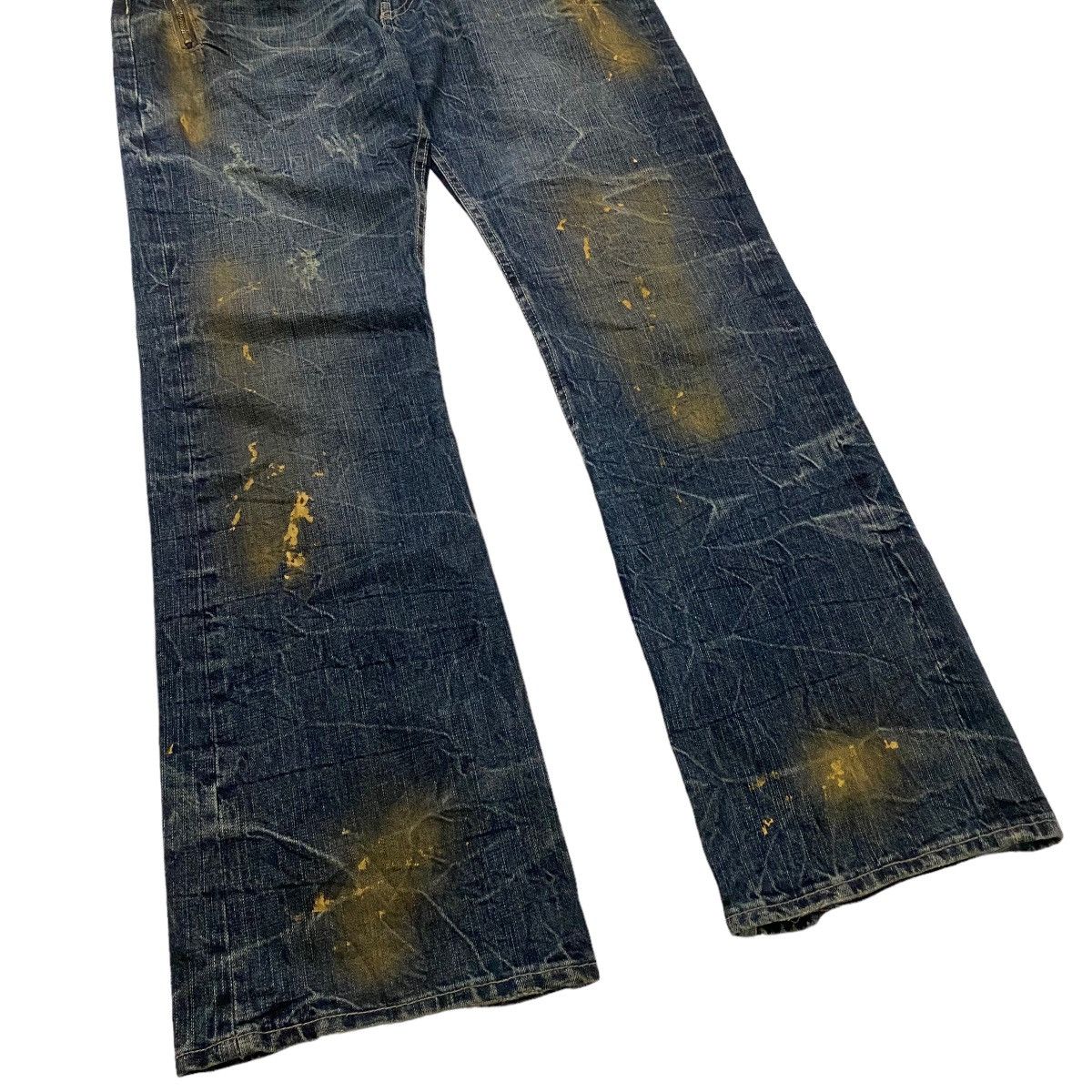 If Six Was Nine ☀️Nice design flare jeans multi zipper pocket Size US 34 / EU 50 - 5 Thumbnail
