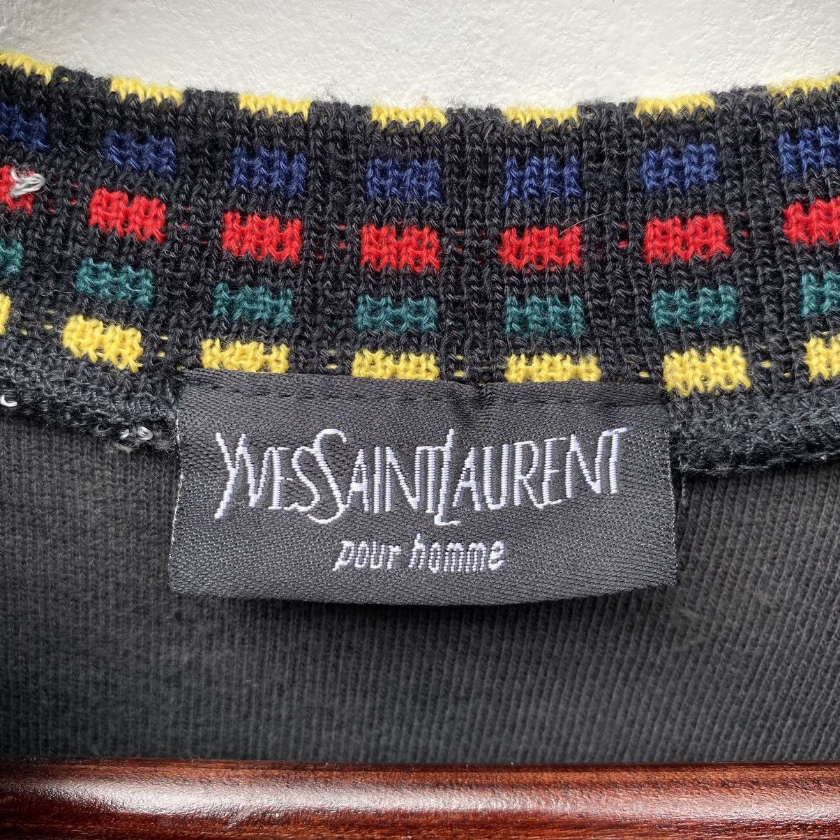Yves Saint Laurent Vintage Yves Saint Laurent Sweatshirt Embroidery Logo YSL Size US L / EU 52-54 / 3 - 9 Thumbnail