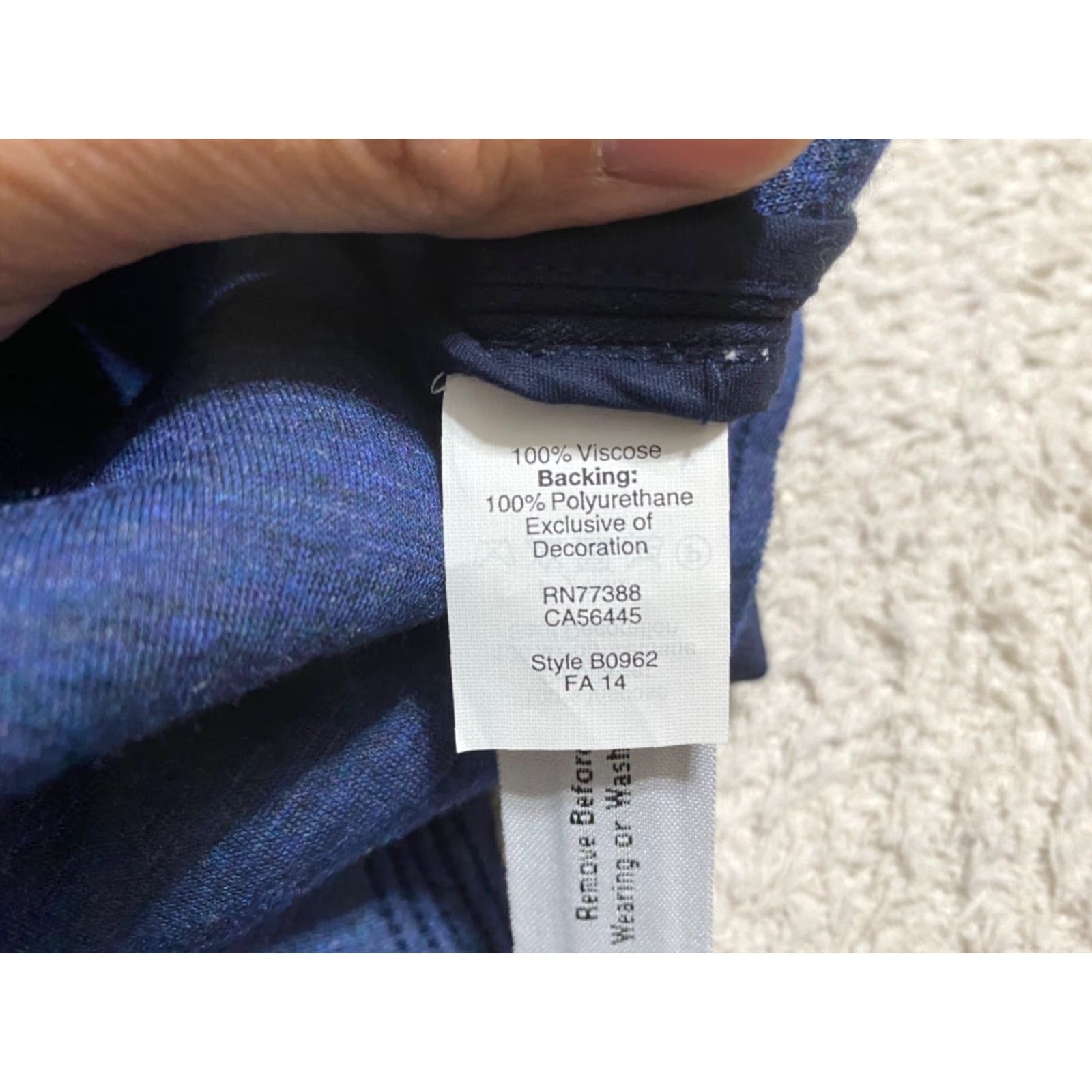 Madewell Madewell Womens Solid Blue Viscose Tank Dress Round Neck Zip Casual Knee Length S Reg Blue Womens Mens? Size S / US 4 / IT 40 - 4 Thumbnail