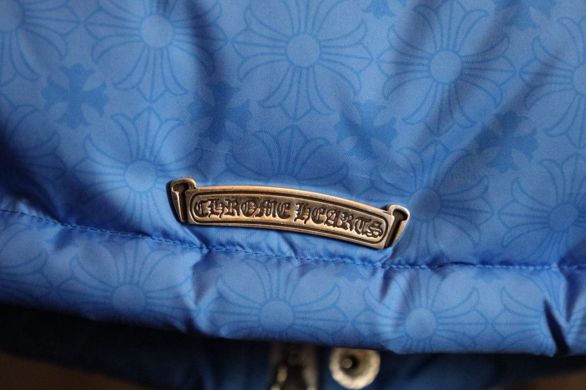 Chrome Hearts Chrome Hearts Blue Down Vest - Size M Size US M / EU 48-50 / 2 - 9 Thumbnail