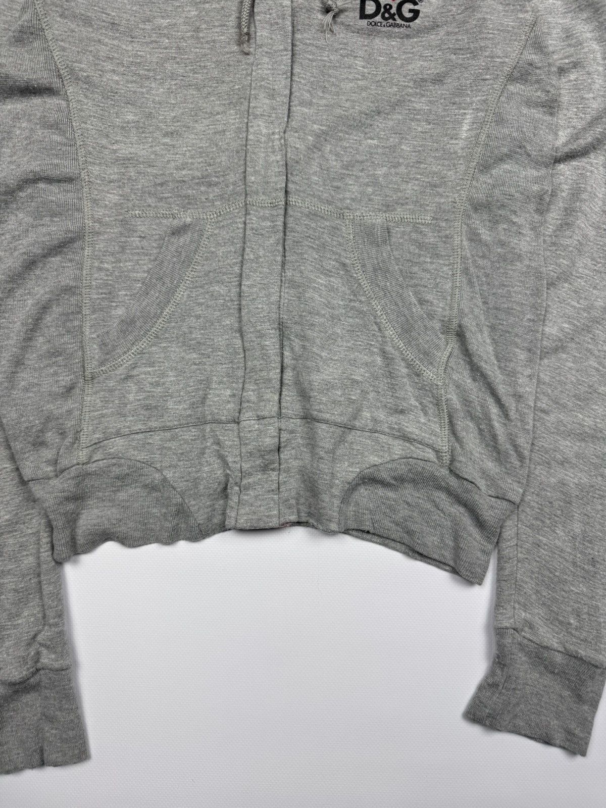 Vintage I Love Dolce Gabbana Lightweight Woman's Zip Hoodie