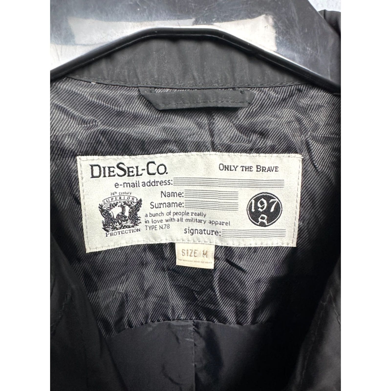 Diesel Diesel Jacket Mens M Black Logo Zip Solid Pattern Shirt Jacket Mens Size US M / EU 48-50 / 2 - 3 Thumbnail
