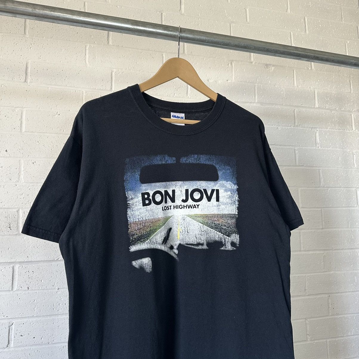 Vintage Bon Jovi 2007 “Lost Highway” Tour T-Shirt Size US L / EU 52-54 / 3 - 4 Thumbnail