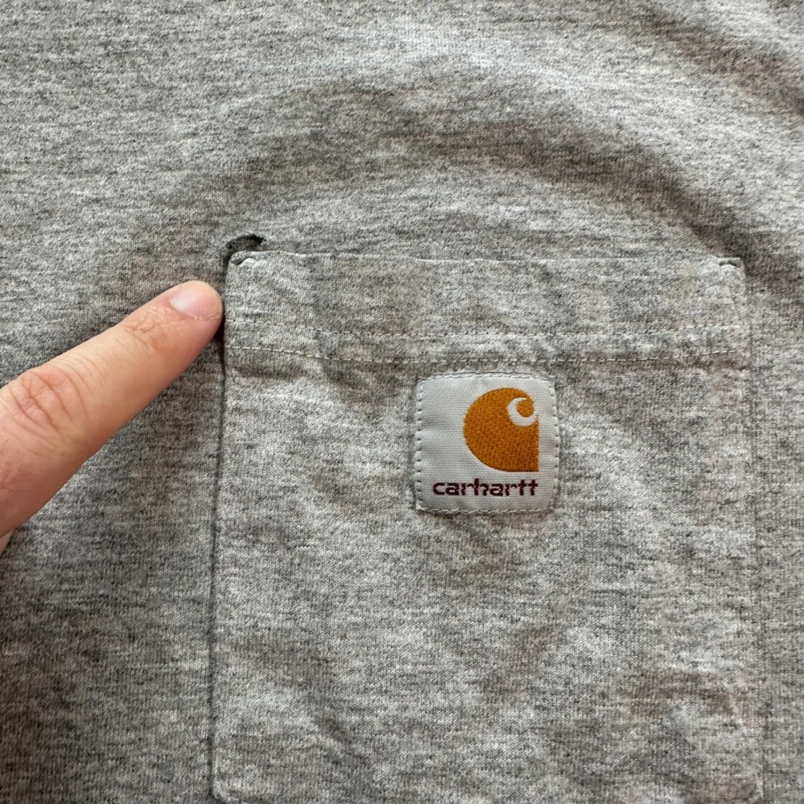 Carhartt Carhartt K87 T Shirt Large Mens Gray Workwear Short Sleeve Size US L / EU 52-54 / 3 - 5 Thumbnail