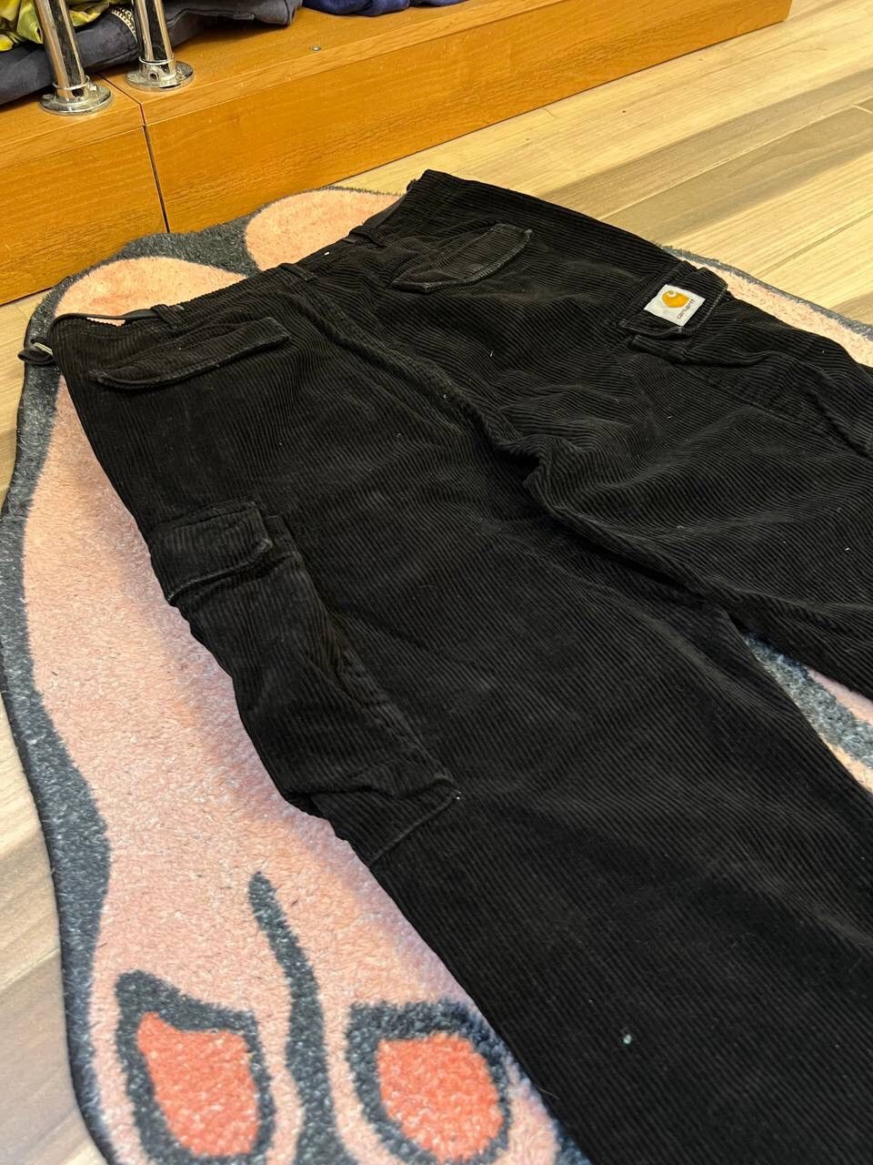 Carhartt Vintage Rare Carhartt Cargo Corduroy Y2K Black Pants Size US 28 / EU 44 - 4 Thumbnail