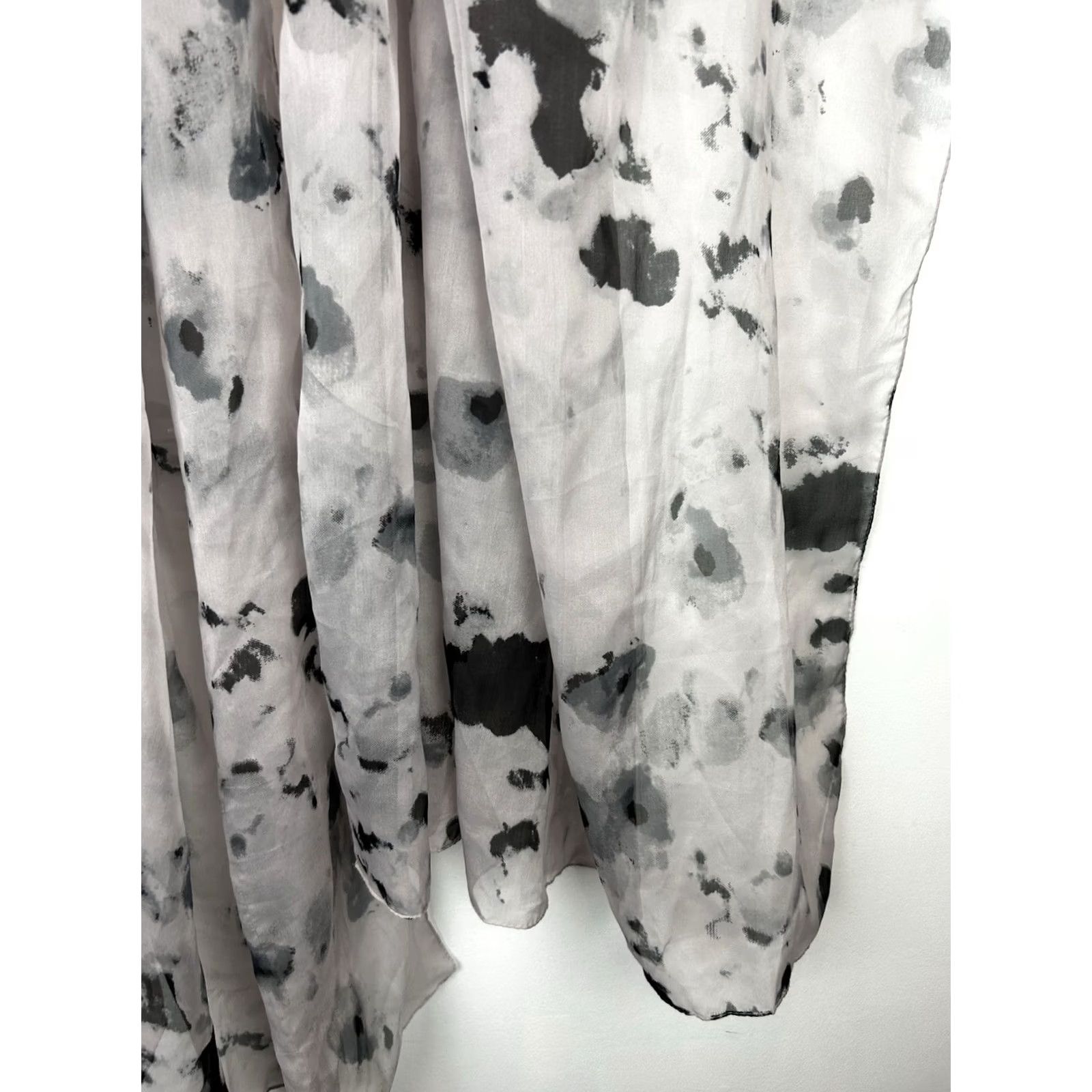 Vintage Pale Pink Flowy Scarf Lightweight Sheer Modern Classic Read Size ONE SIZE - 5 Thumbnail
